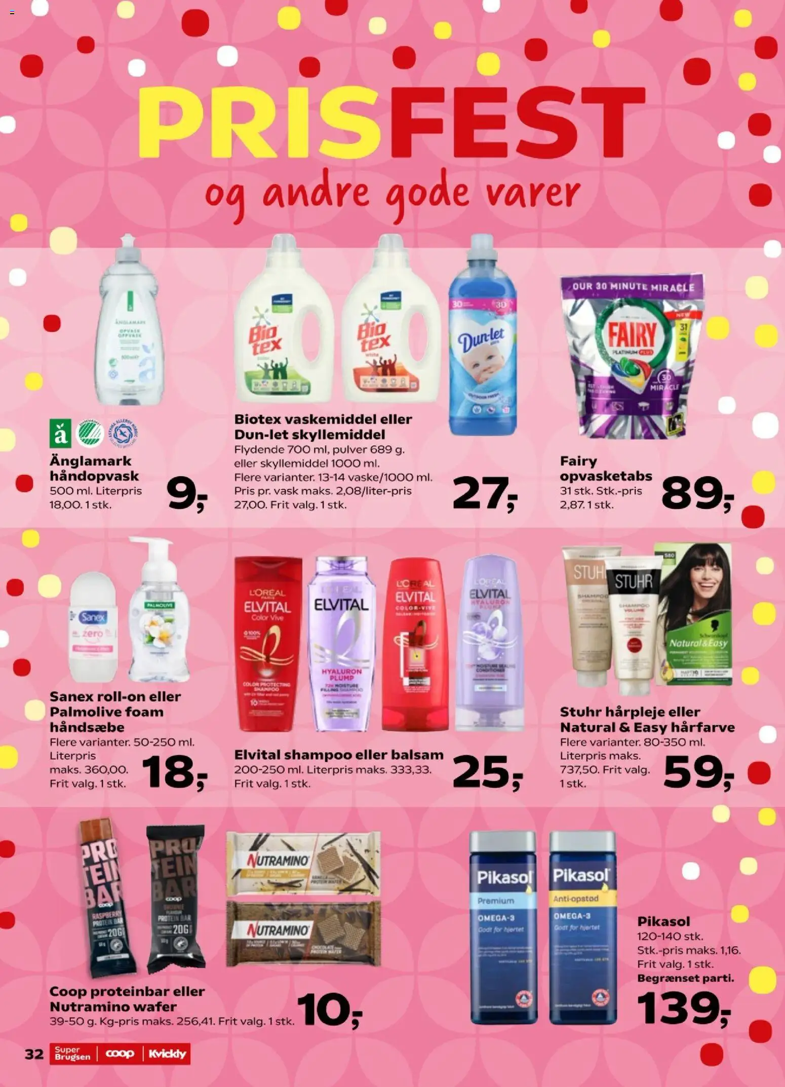 Super Brugsen tilbudsavis – gyldig fra 14/08/2026 | Side: 36 | Produkter: Shampoo, Balsam, Hårfarve, Skyllemiddel