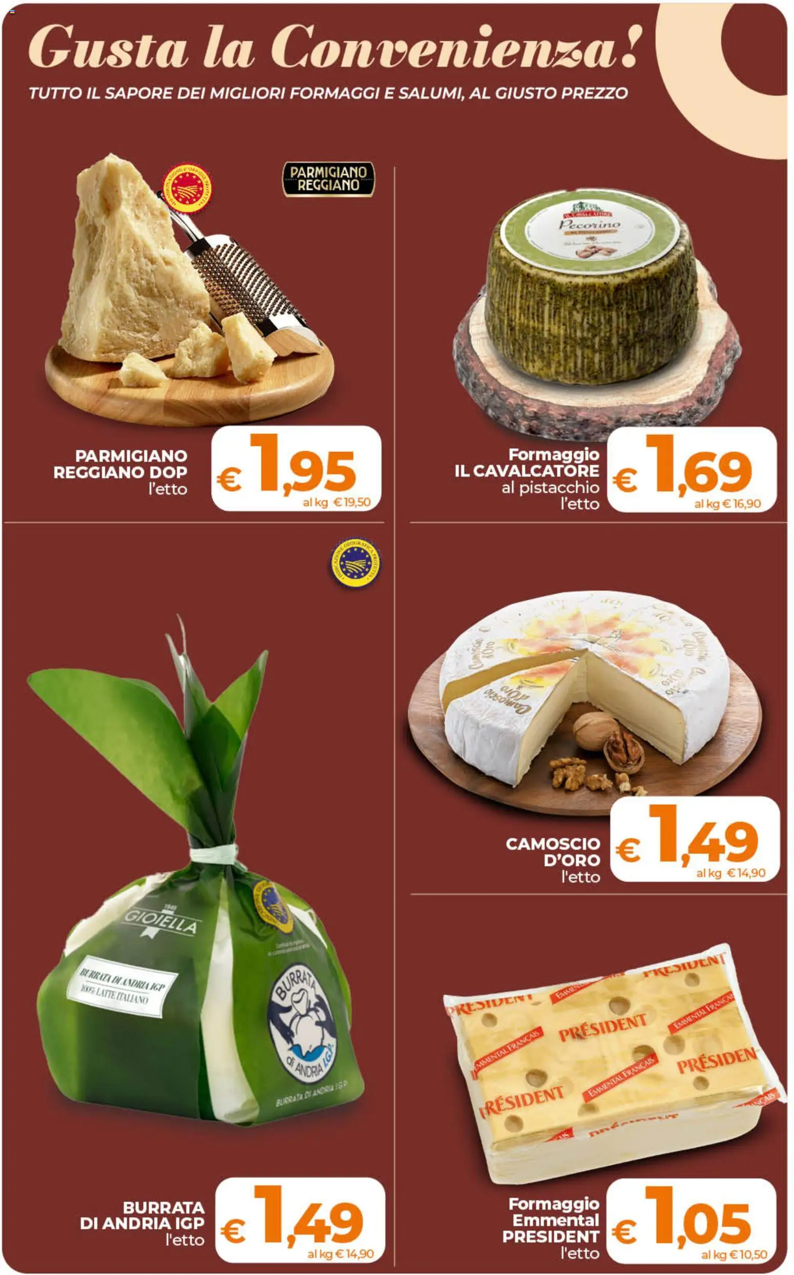 Volantino Ipercoop del 29.05.2026 | Pagina: 15 | Prodotti: Formaggio, Parmigiano reggiano, Parmigiano, Burrata