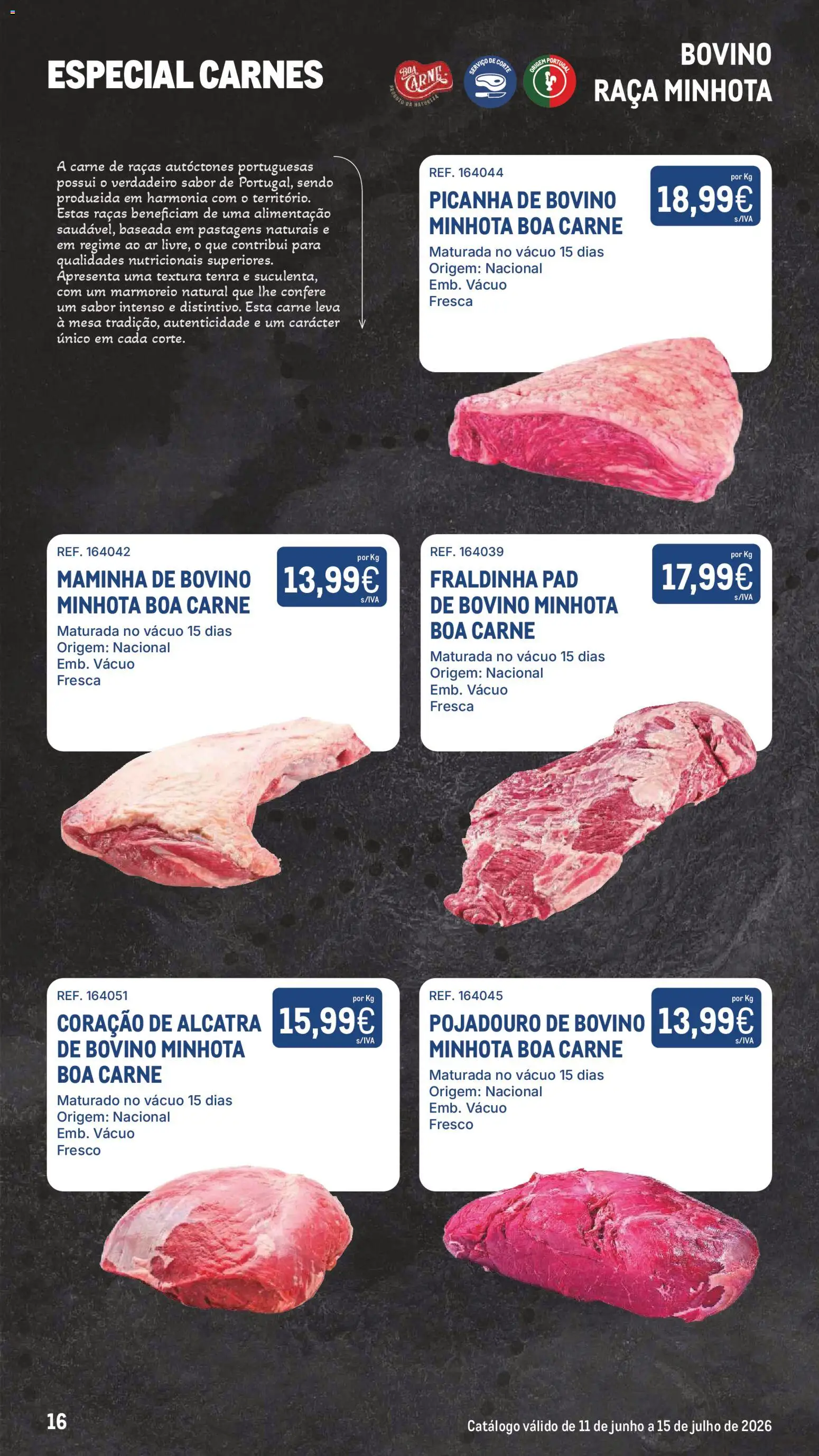 Makro Especial Carnes │ válido de 11.06.2026 | Página: 16 | Produtos: Mesa, Carne