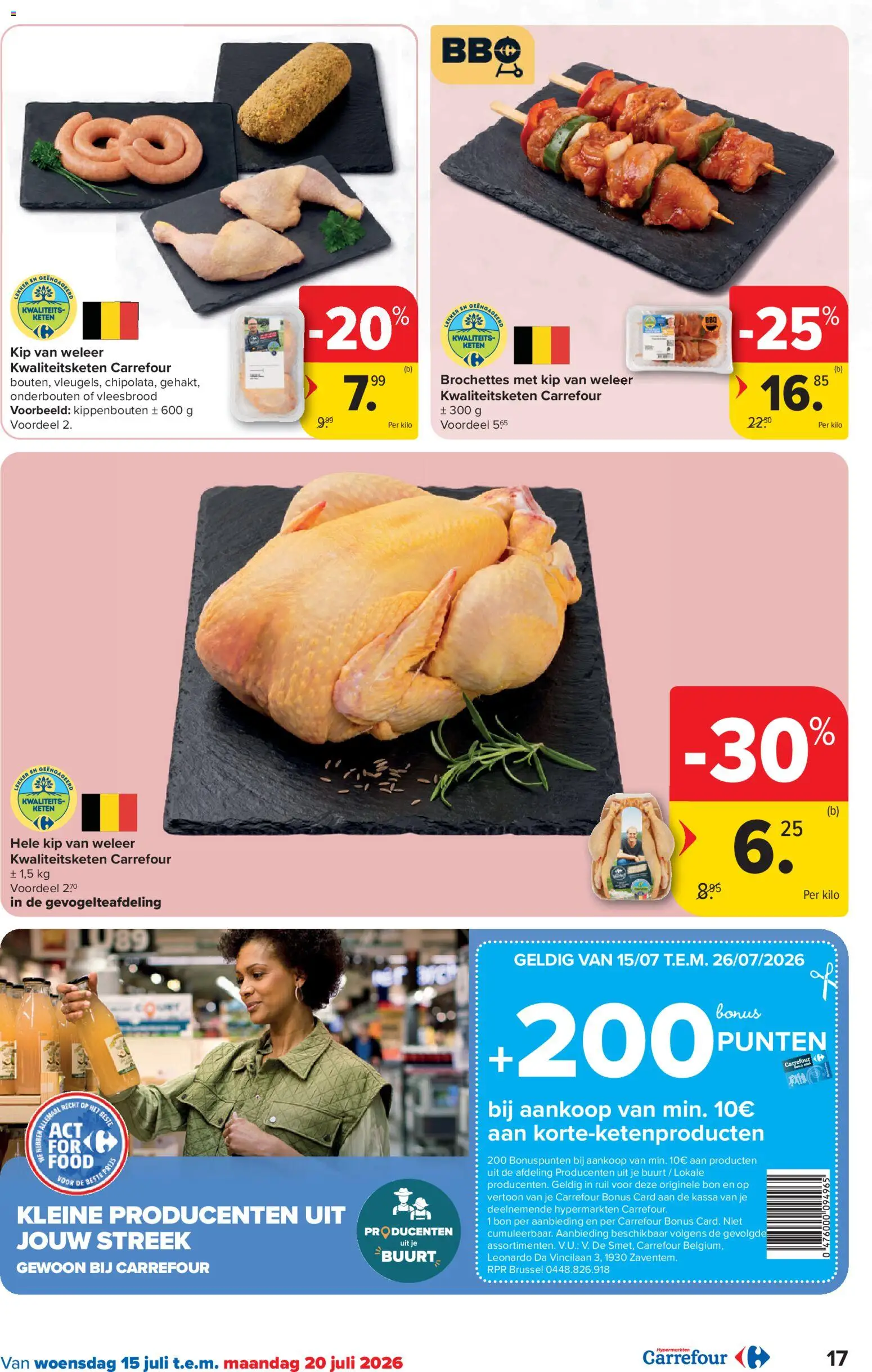 {H1} | Pagina: 17 | Producten: Kippenbouten, Kip, Hele kip