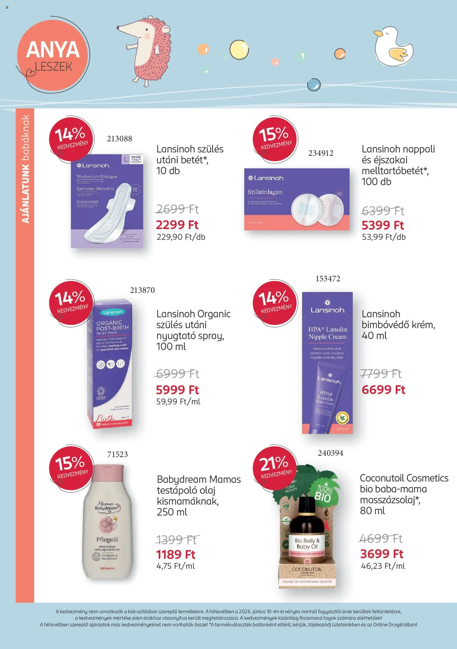 Rossmann akciós ujság - amely érvényes a következő dátumtól: 15.06.2026 | Oldal: 7 | Termékek: Body, Masszázsolaj, Olaj, Testápoló