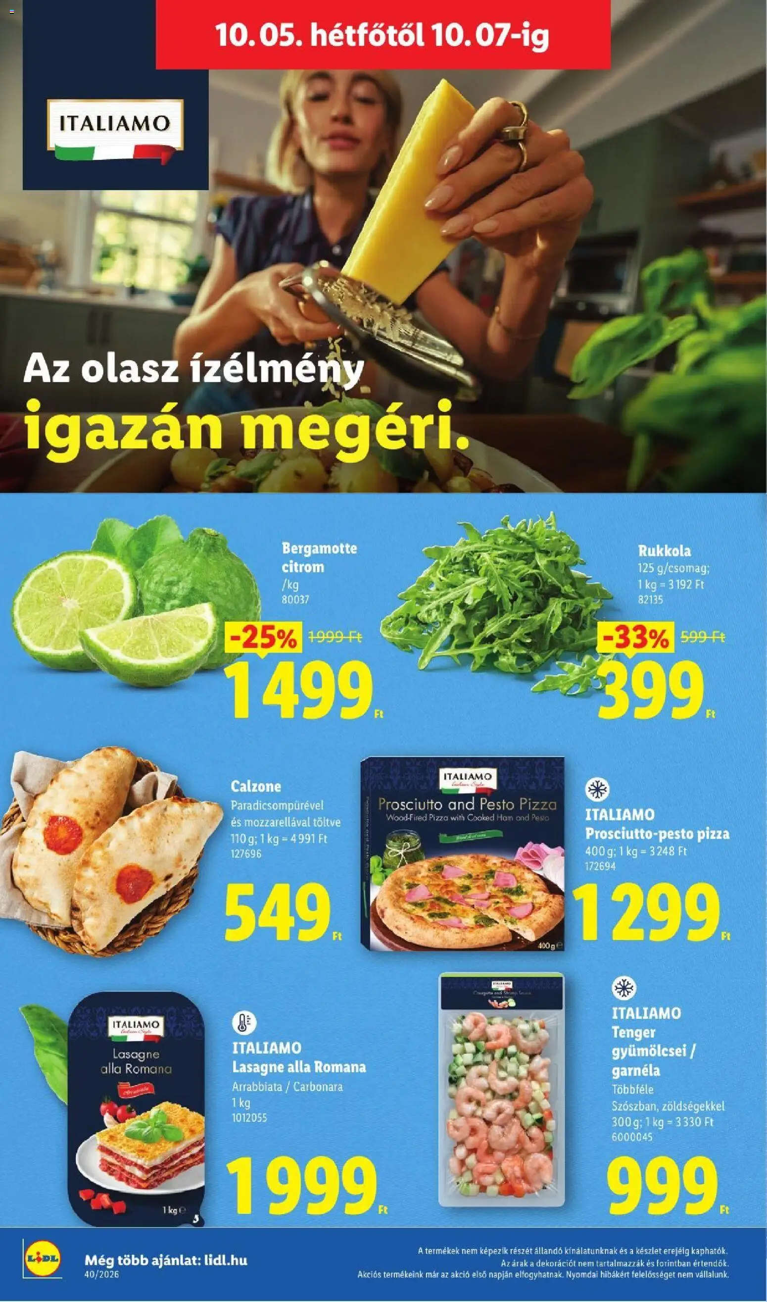 Lidl akciós ujság - amely érvényes a következő dátumtól: 2026.10.01. | Oldal: 72