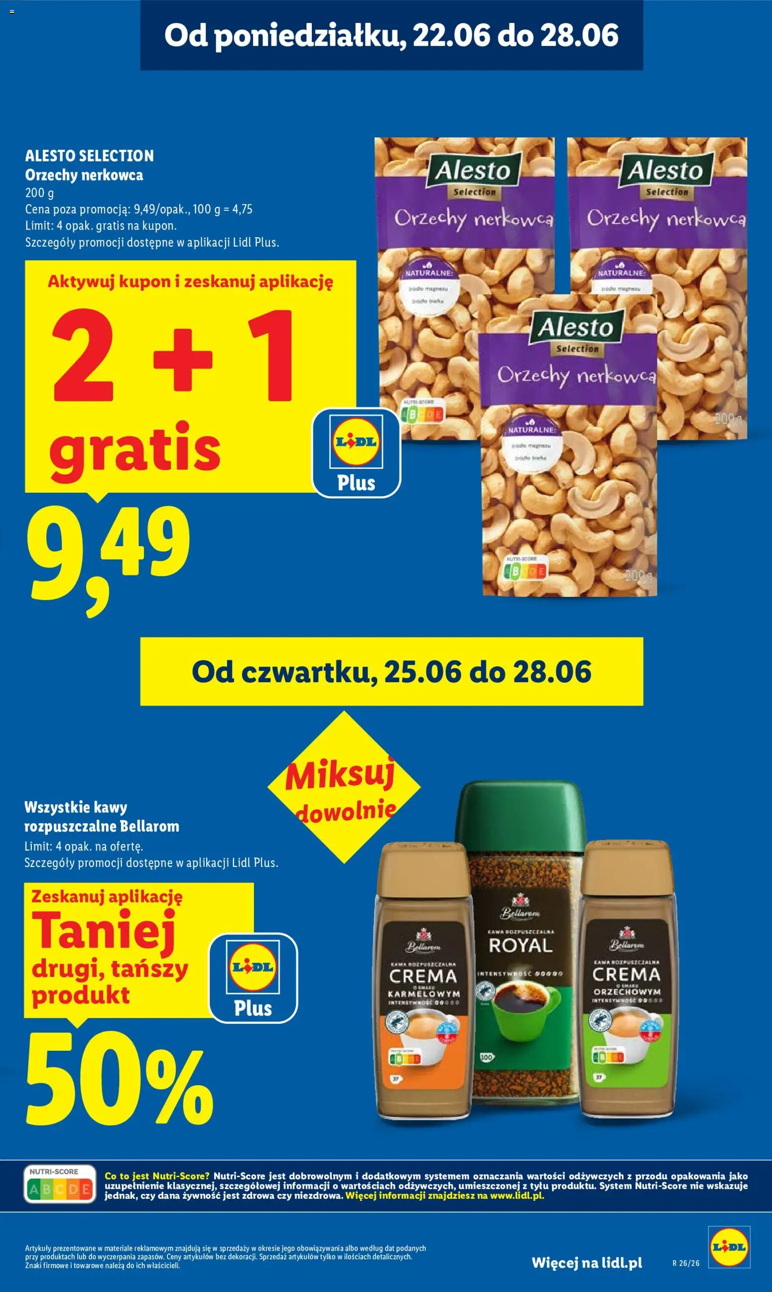Lidl gazetka od 25.06.2026 | Strona: 15 | Produkty: Kawa, Orzechy