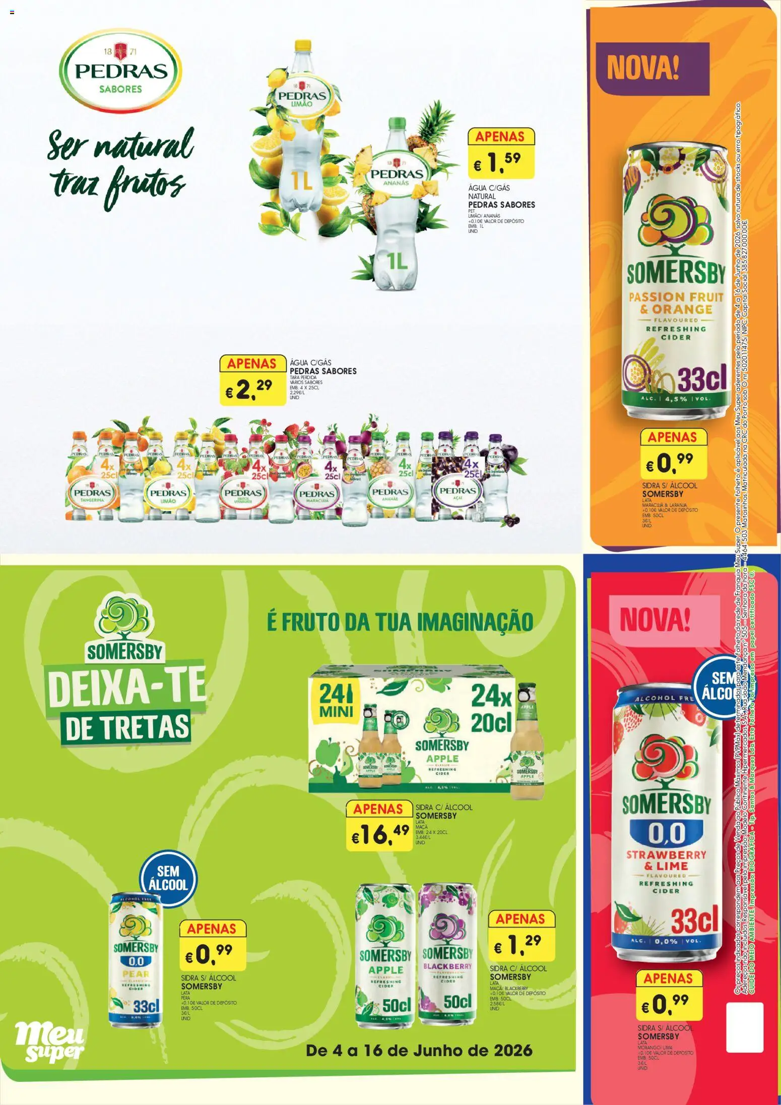 Meu Super folheto │ válido de 04.06.2026 | Página: 2 | Produtos: Agua, Maça, Somersby