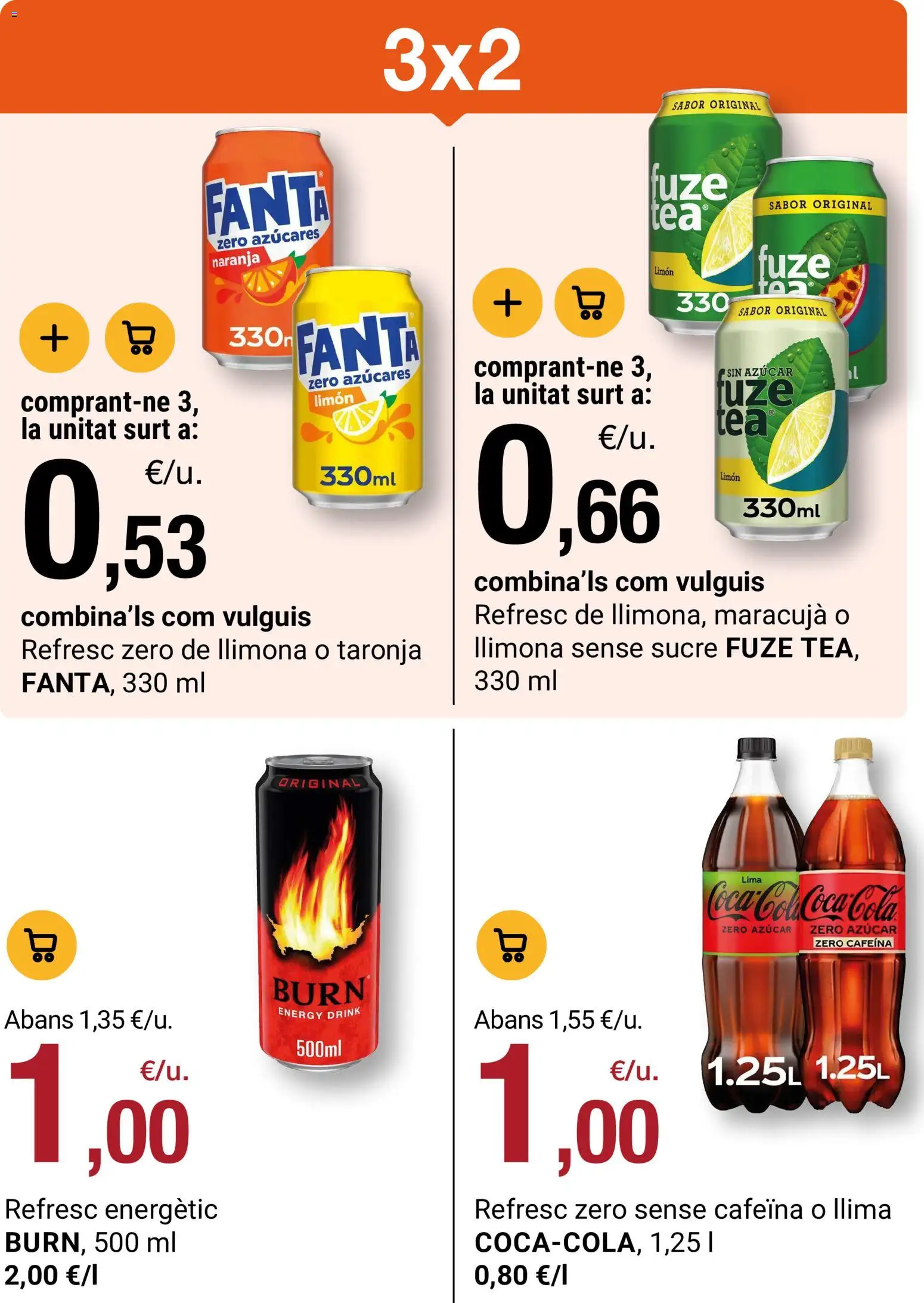 Bonpreu folleto │ válido desde el 25/08/2026 | Página: 104 | Productos: Fanta, Limón, Azúcar