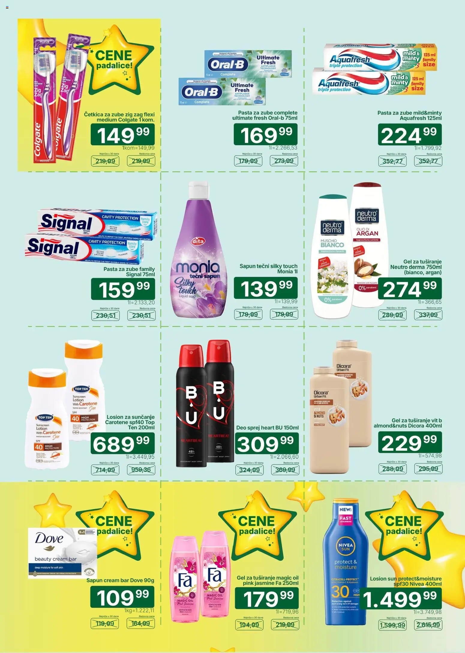 Univerexport katalog - važi od 03.08.2026 | Strana: 26 | Proizvode: Tečni sapun, Colgate, Dove, Pasta za zube