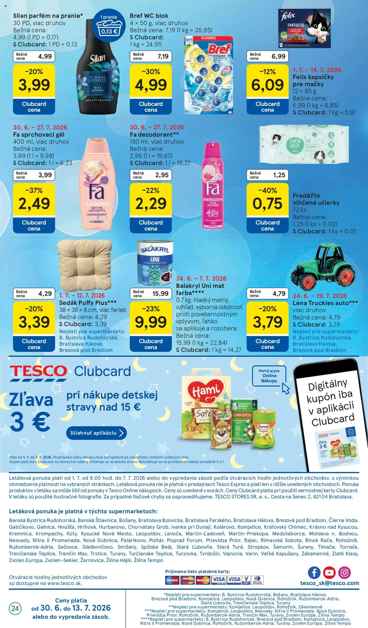 Nové Tesco akcie – leták je platný od 01.07.2026 | Strana: 24
