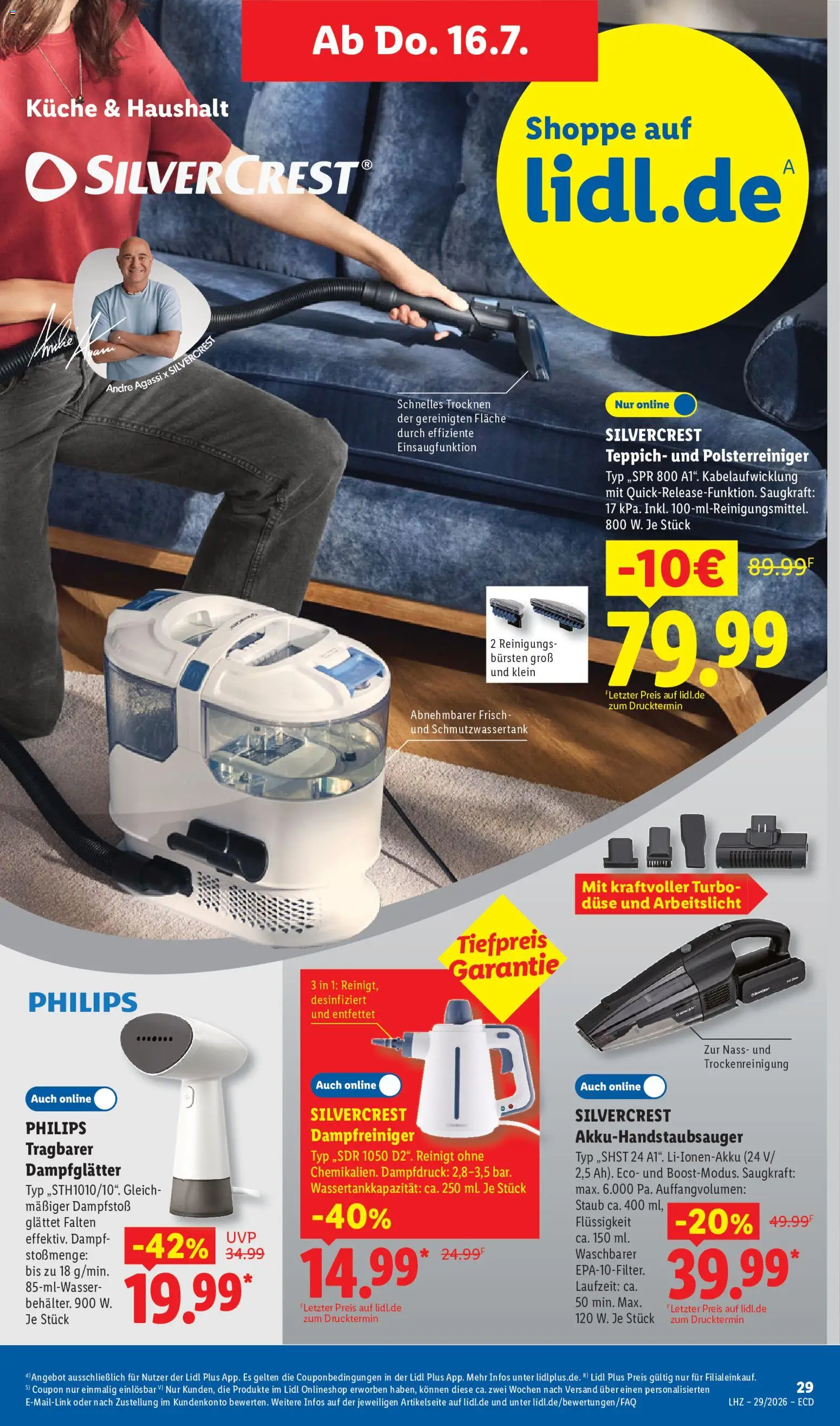 Lidl Prospekt – gültig ab 13.07.2026 | Seite: 29 | Produkte: Philips, Teppich, Küche