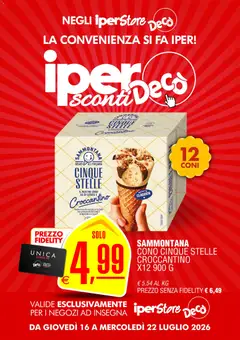 Anteprima del volantino Decò volantino iperStore valido a partire dal 16/07/2026