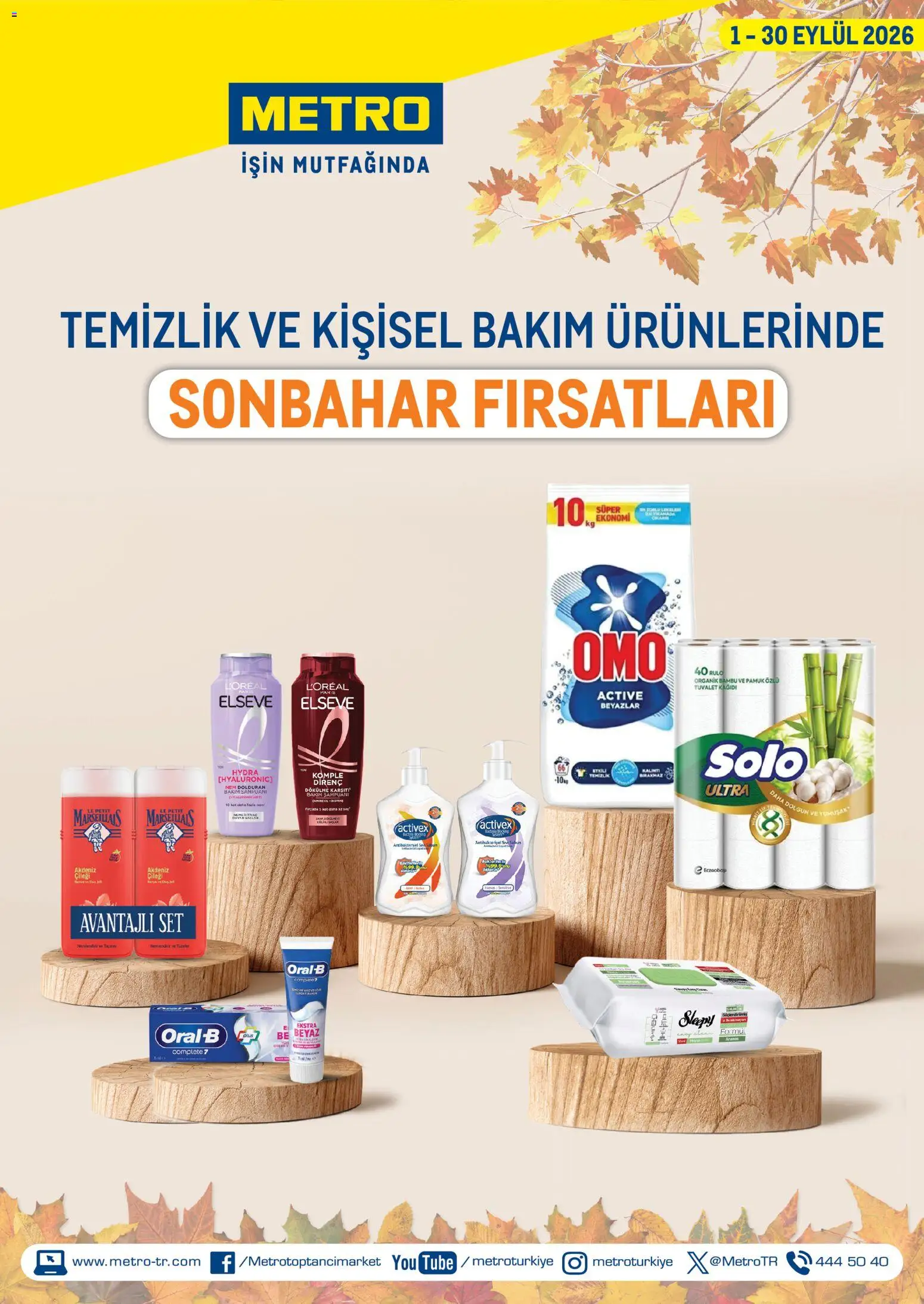 Metro - Temizlik | Kişisel bakım - 01 Eylül 2026 tarihinden itibaren geçerlidir | Sayfa: 1 | Ürünler: Tuvalet, Tuvalet kağıdı