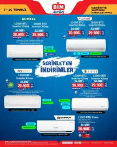 07 Temmuz 2026 tarihinden itibaren geçerli olan BİM kataloğu önizlemesi