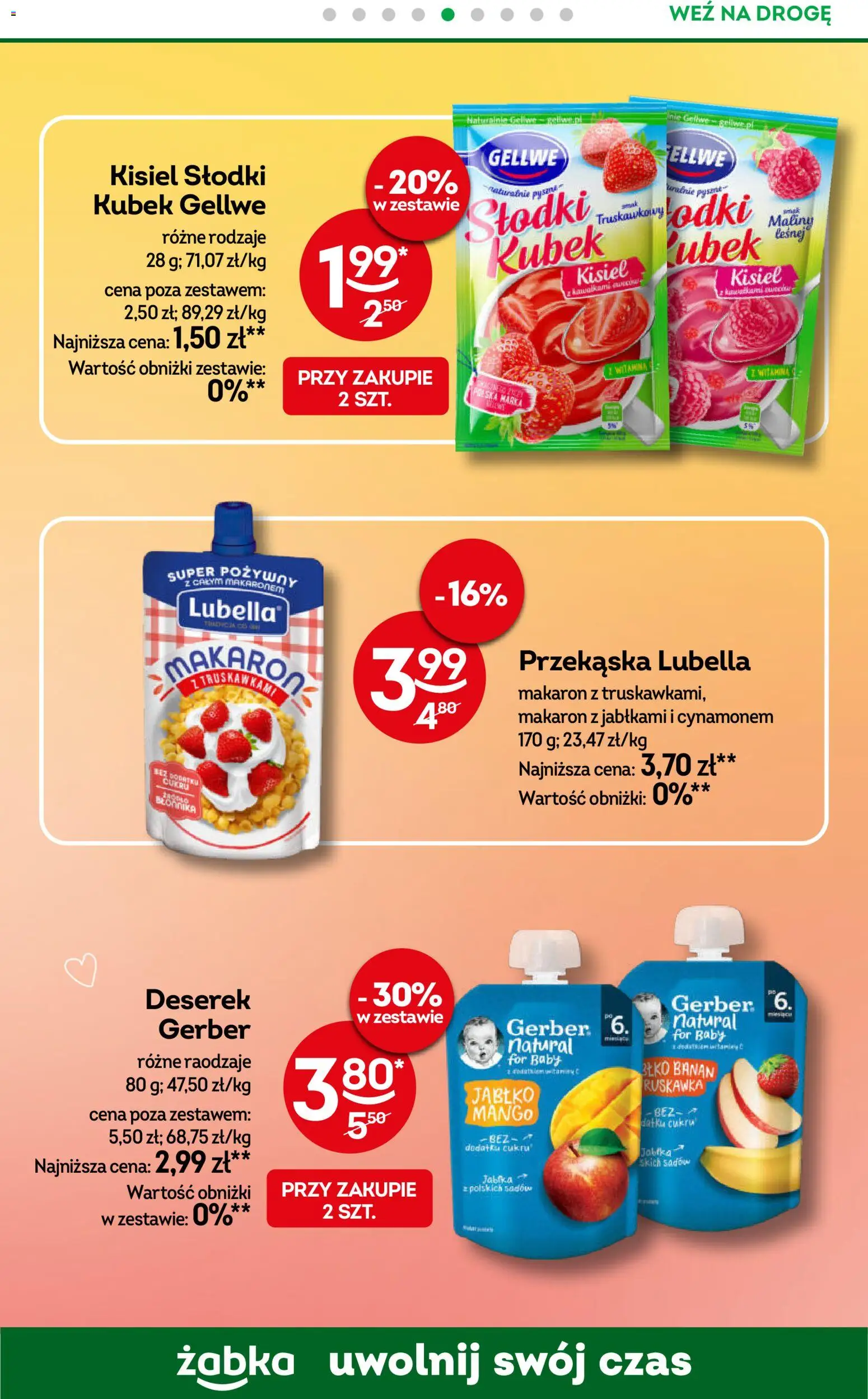 Żabka gazetka od 29.07.2026 | Strona: 74 | Produkty: Mango, Maliny, Jabłka, Makaron