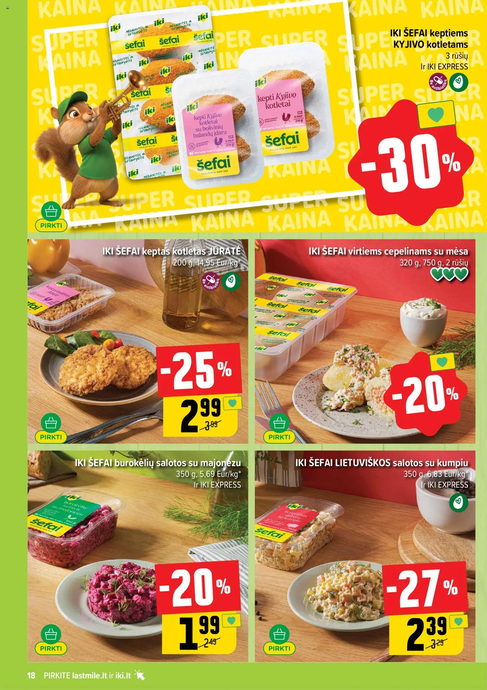 IKI akcijos nuo 2026.09.07 | Puslapis: 18 | Prekių: Salotos