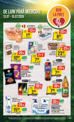 Ofertele Mega Image valabile de la 09.07.2026 | Pagină: 23 | Produse: Şerit ödül, Măsline, Lapte, Legume