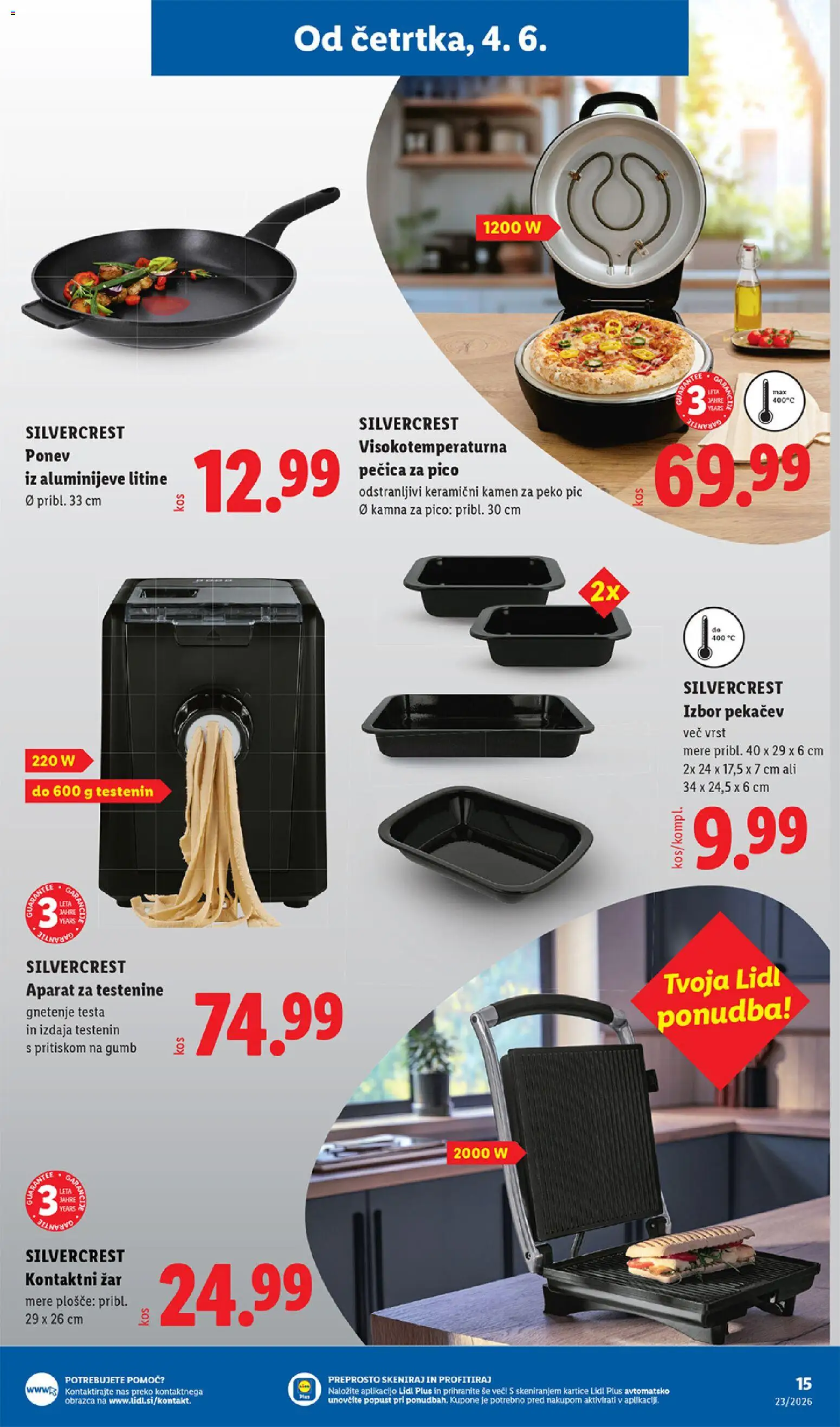 Novi Lidl katalog ponudbe – veljaven od 04.06.2026 | Stran: 33 | Izdelki: Pecica, Zar, Testenine