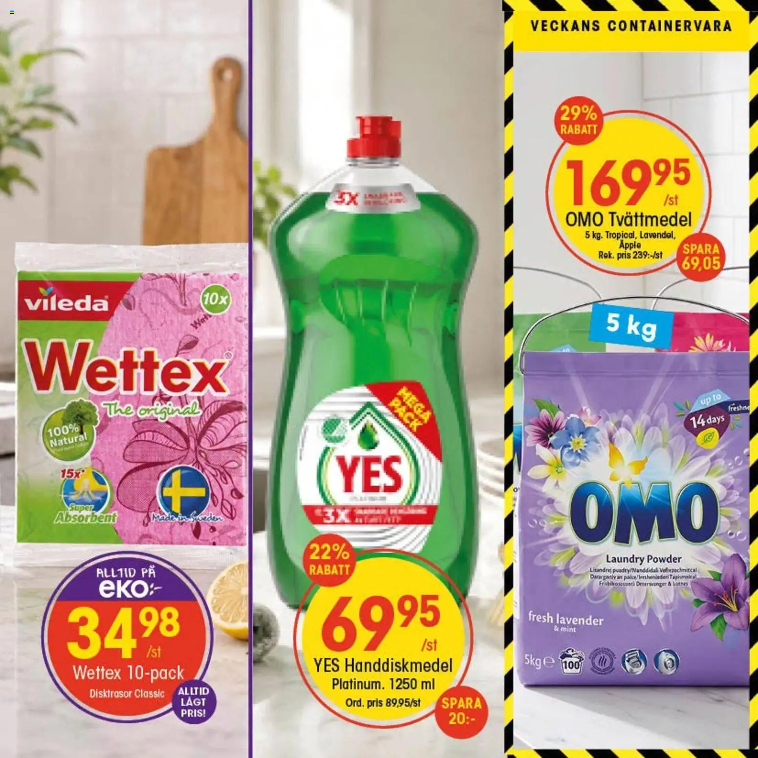 EKO reklamblad aktuell från 31/08/2026 | Sida: 9 | Produkter: Tvättmedel, Handdiskmedel, Äpple