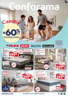 Vista previa Conforama folleto válido desde el 30/07/2026