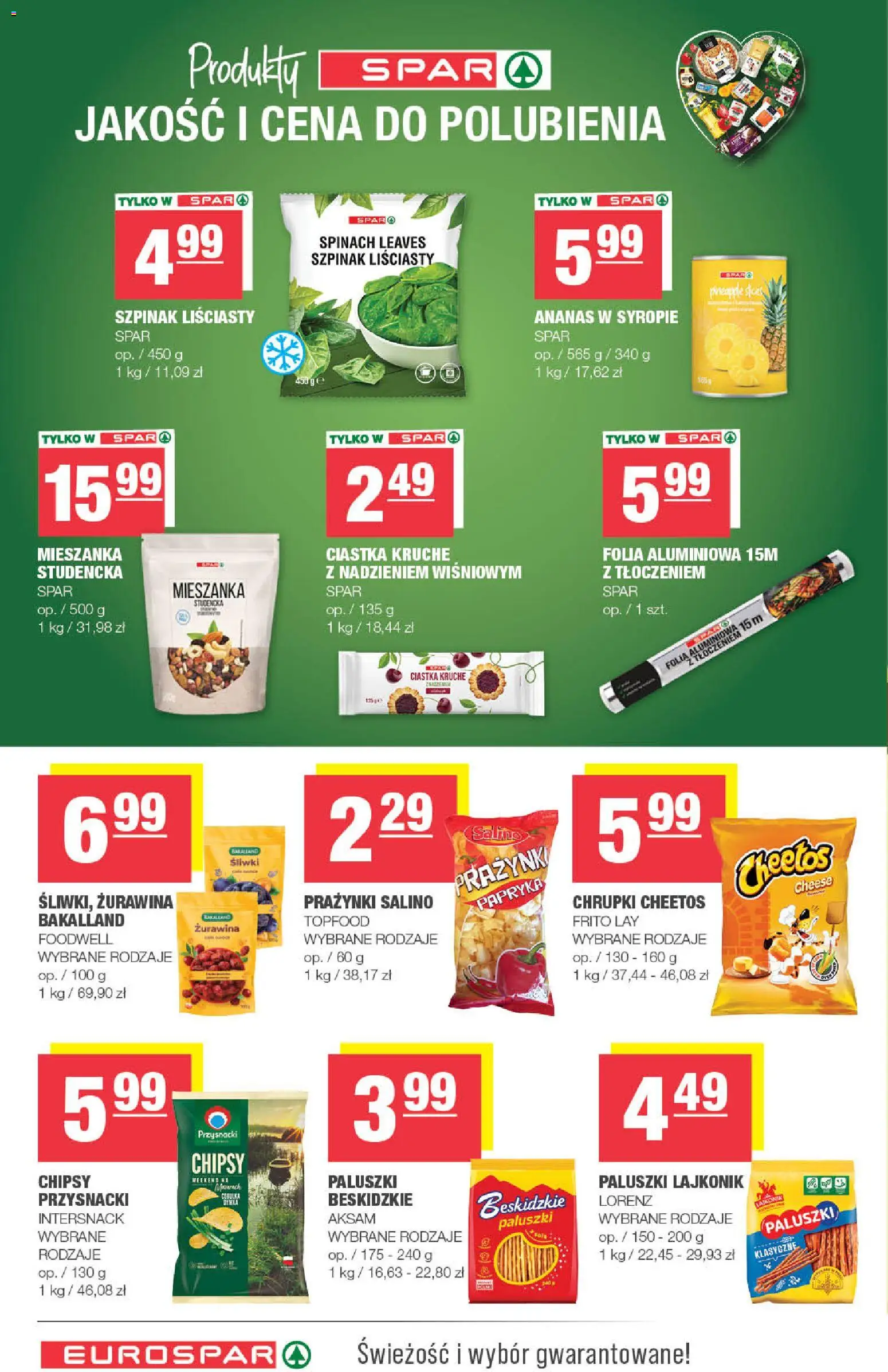 Spar gazetka - Eurospar od 07.10.2026 | Strona: 12 | Produkty: Chipsy, Chrupki, Papryka, Paluszki