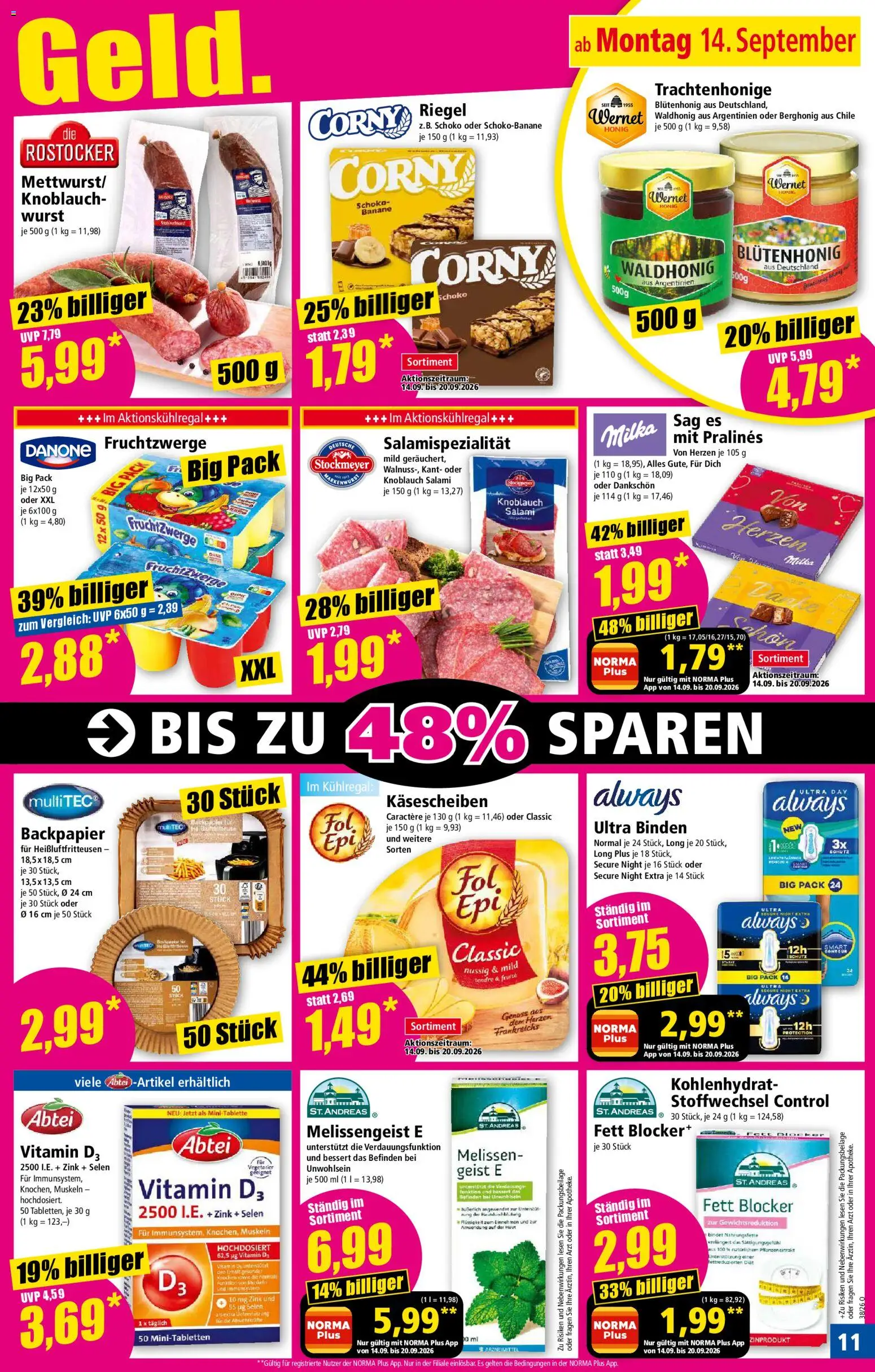 Norma Prospekt – gültig ab 14.09.2026 | Seite: 11