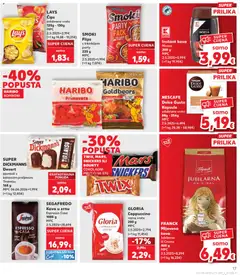 SEGAFREDO, Kava u zrnu, Espresso Casa, 1000 g, MPC, 2.5.2025=28,69€ - Pregled kataloga iz trgovine Kaufland, vrijedi od 22.07.2026 | Stranica: 17