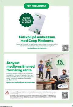 Coop erbjudanden - Förhandsvisning av reklamblad från butik Coop aktuell från 03/08/2026 | Sida: 7 | Produkter: Bänk
