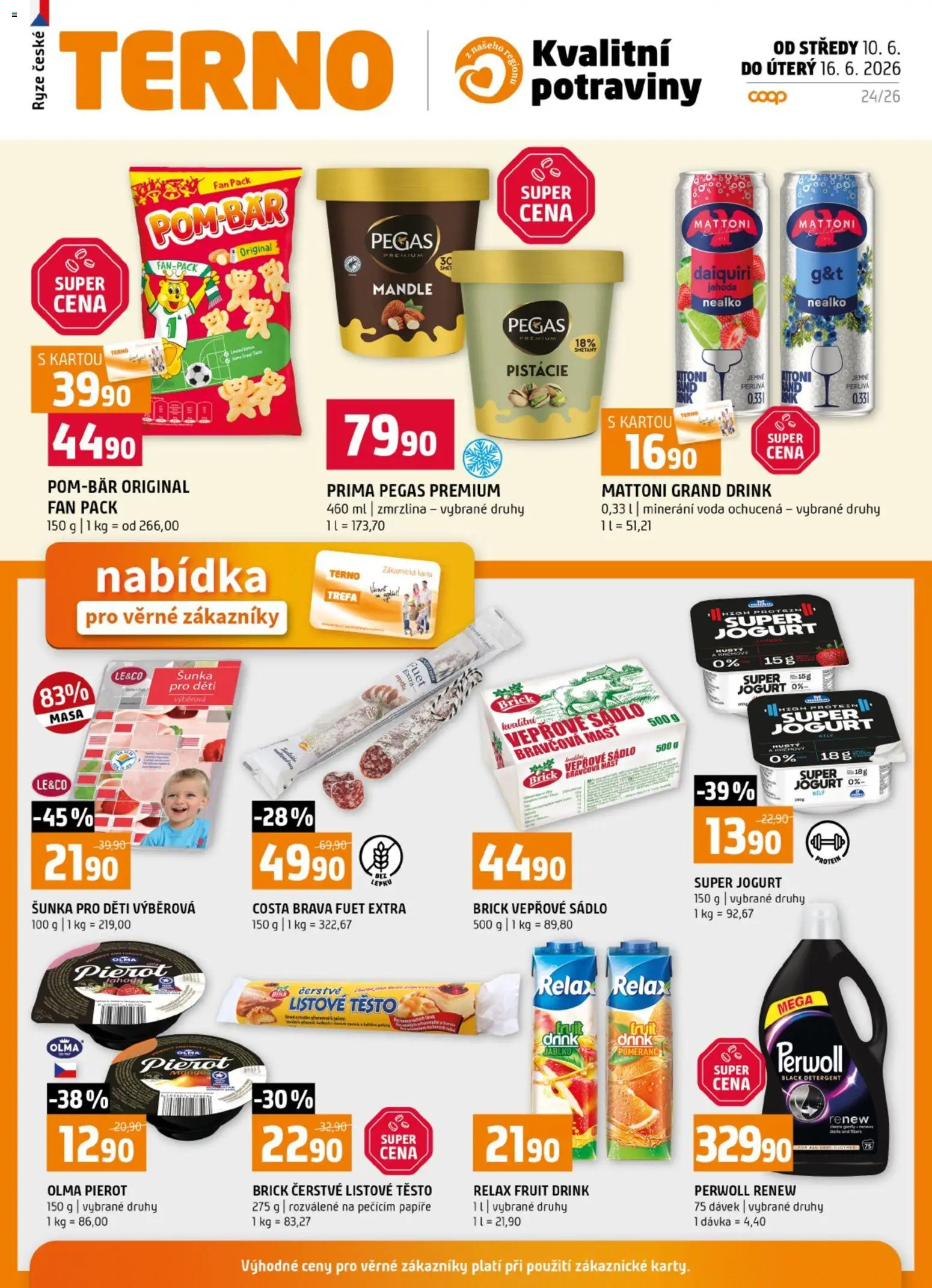 Terno leták od 10.06.2026 | Strana: 20 | Produkty: Jogurt, Pistácie, Listové těsto, Fuet