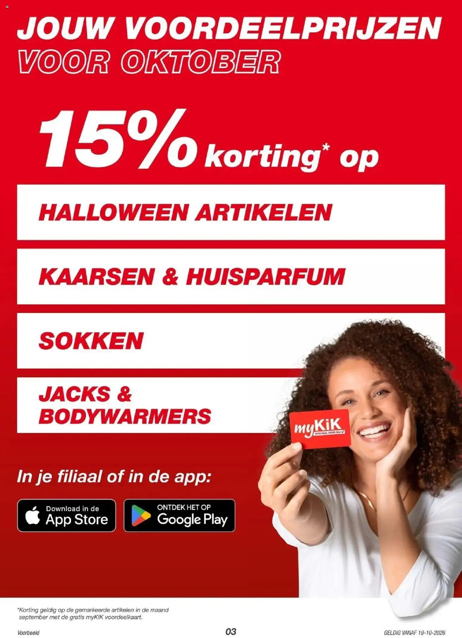 KiK folder vanaf 26-10-2026 || NIEUWE | Pagina: 3 | Producten: Sokken, Kaarsen