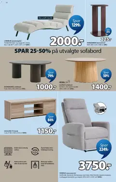 Forhåndsvisning av JYSK kundeavis gyldig fra 07/09/2026 | Side: 14 | Produkter: Massasjestol, Tv
