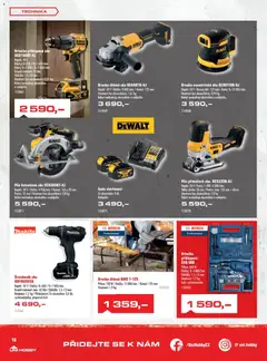 Náhled letáku Uni Hobby leták od 28.05.2026 | Strana: 16 | Produkty: Dewalt, Kufr, Bruska, Talíř