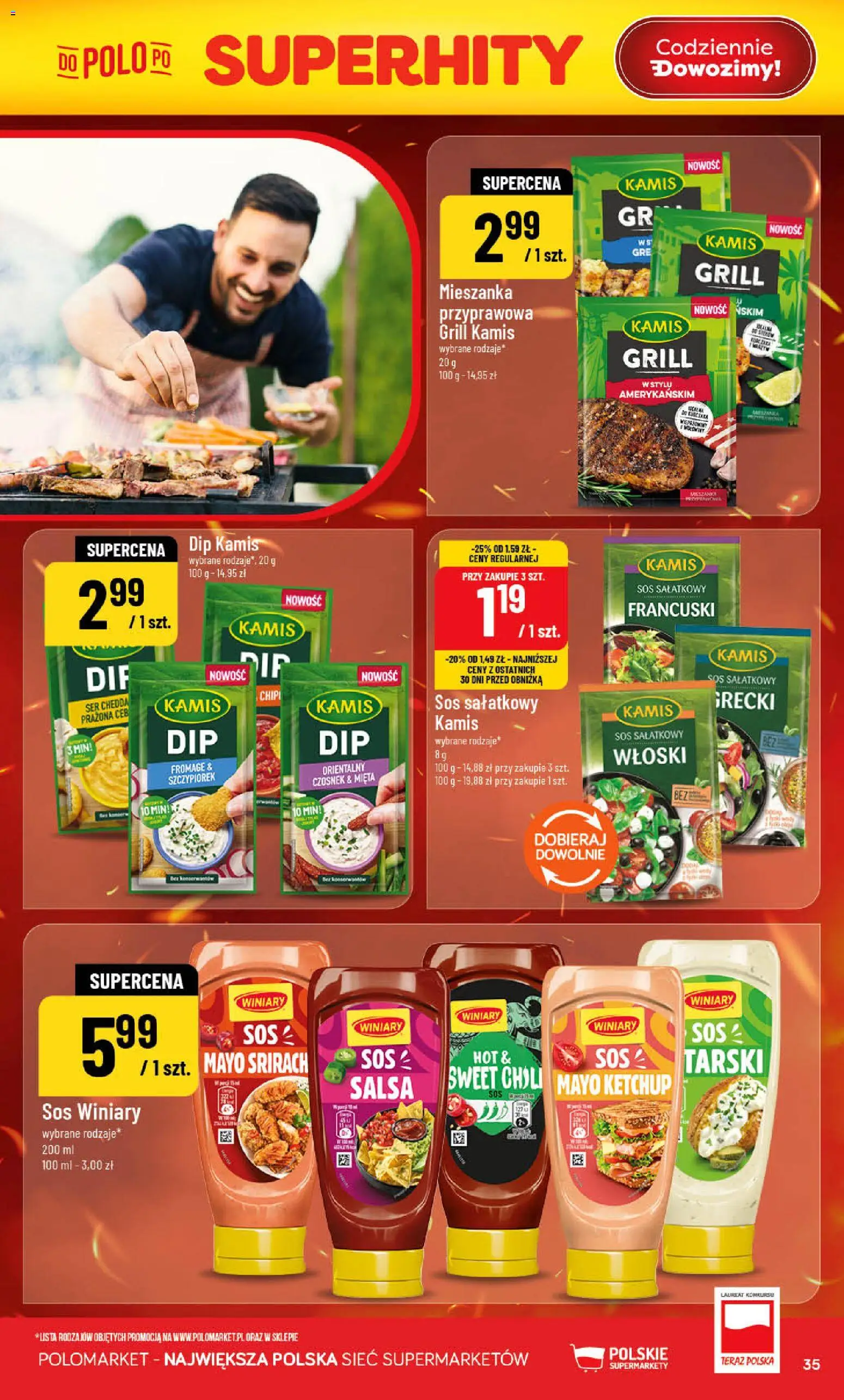 POLOmarket gazetka od 20.05.2026 | Strona: 35 | Produkty: Chili, Ketchup, Mięta, Sos