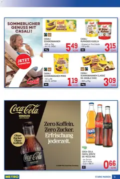 Metro angebote Starke Marken ab 23.07.2026 gültig | Seite: 11 | Produkte: Zucker, Bananen