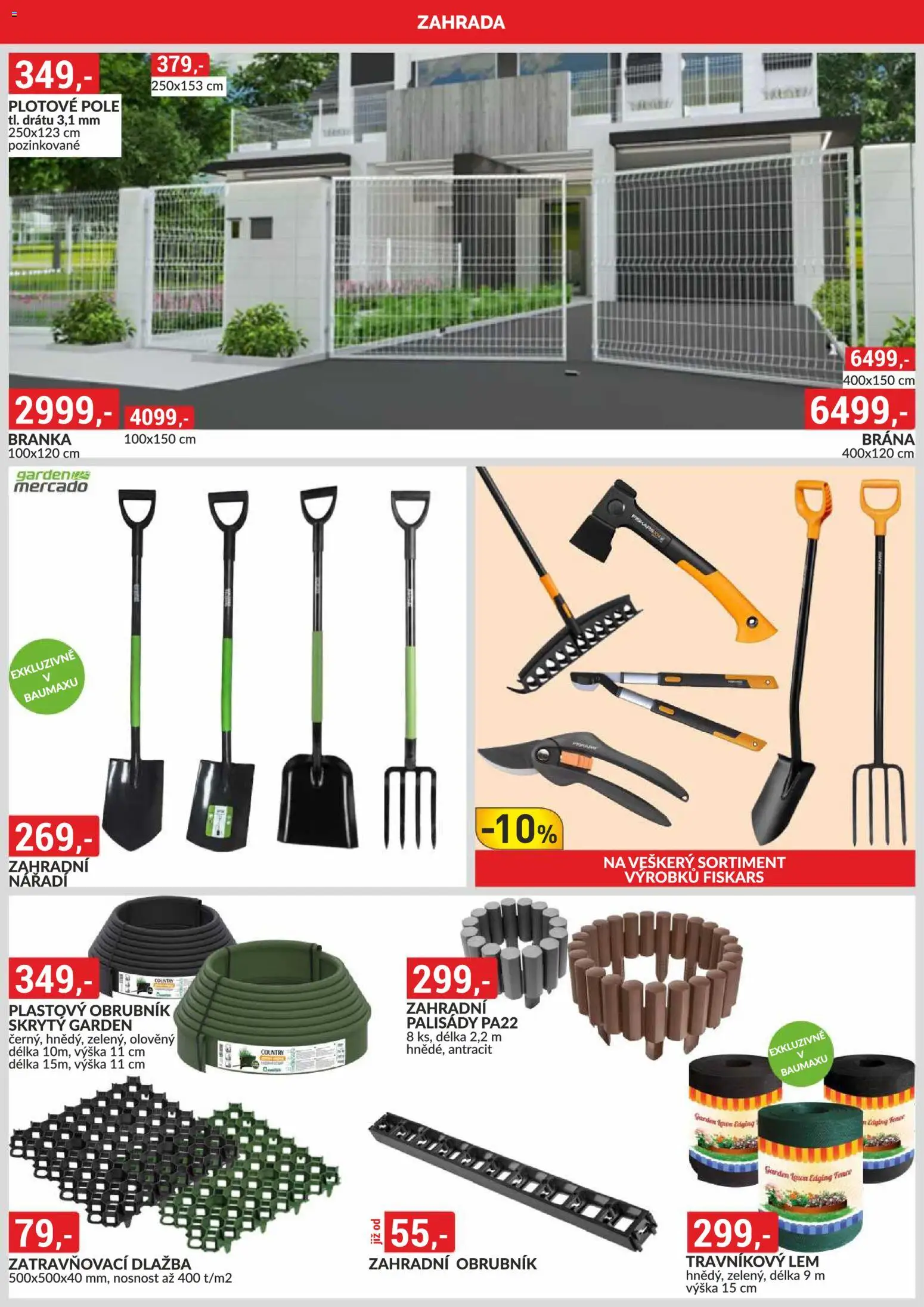 BAUMAX leták od 01.07.2026 | Strana: 17 | Produkty: Dlažba, Zahrada, Fiskars, Nářadí