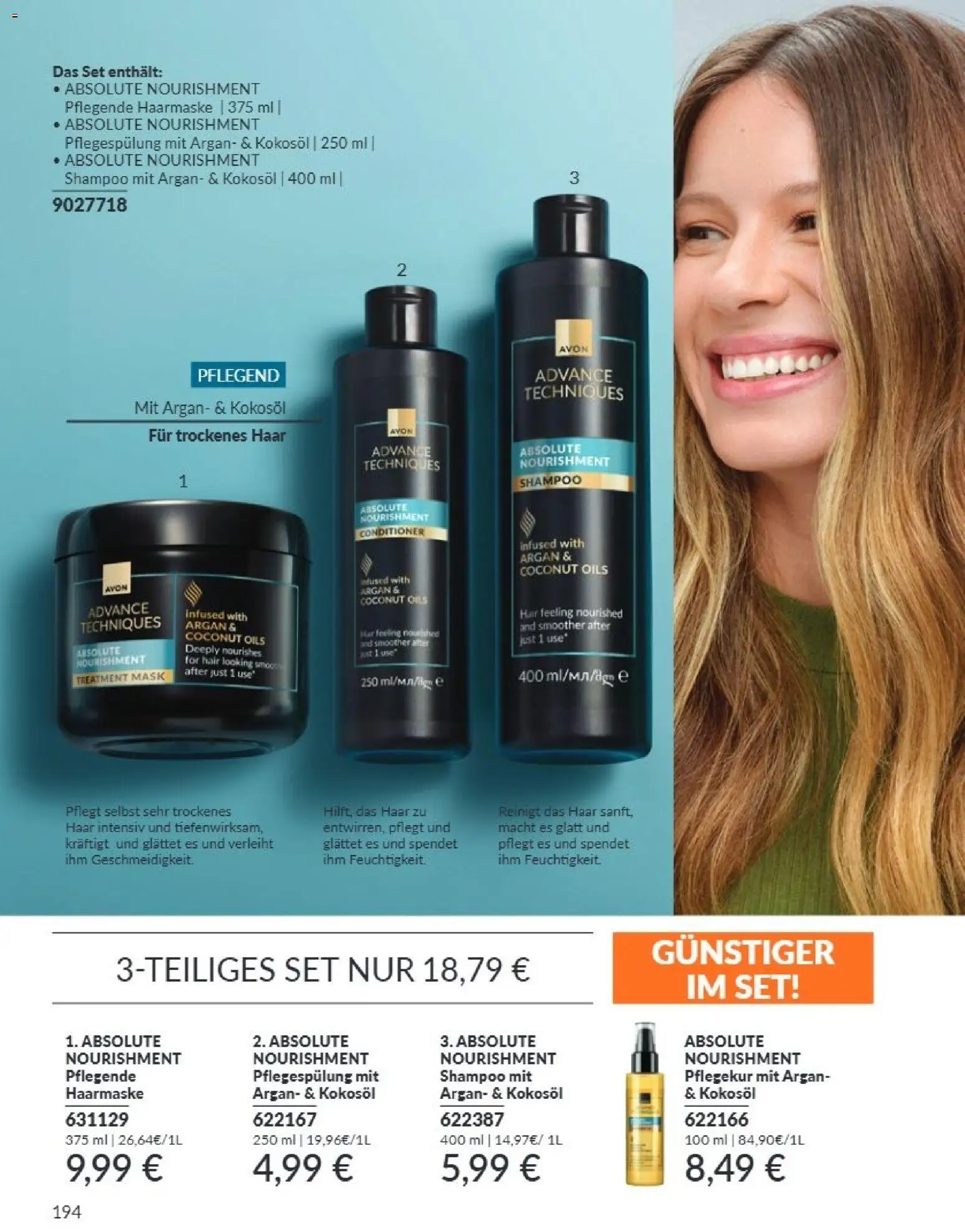 AVON Katalog September 2026 – gültig ab 01.09.2026 | Seite: 190 | Produkte: Shampoo, Haarmaske