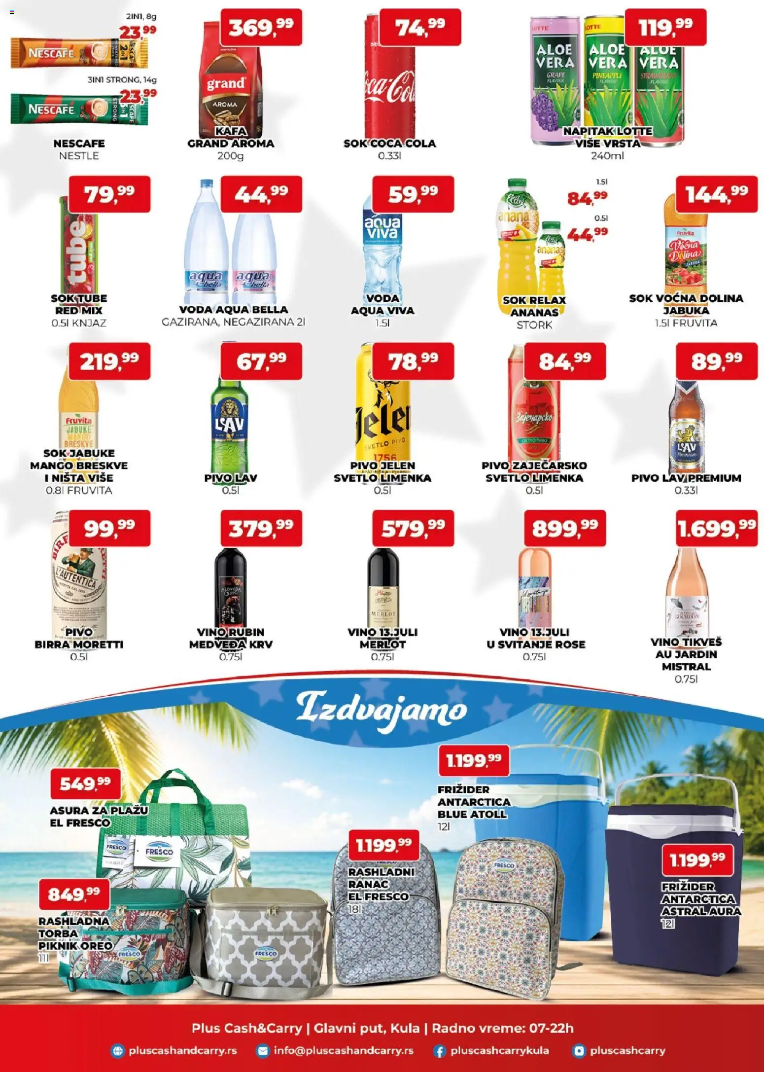 Plus Cash & Carry katalog - važi od 05.06.2026 | Strana: 3 | Proizvode: Fruvita, Torba, Kafa, Frižider