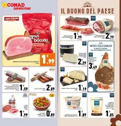 Anteprima del volantino PARMIGIANO REGGIANO DOP GRATUGIATO SAPORI & DINTORNI CONAD stagionato 30 mesi 60g, PARMIGIANO REGGIANO DOP GRATUGIATO SAPORI & DINTORNI CONAD stagionato 30 mesi 60g valido a partire dal 17.06.2026 | Pagina: 7 | Prodotti: Prosciutto Cotto, Salame, Sale, Pecorino