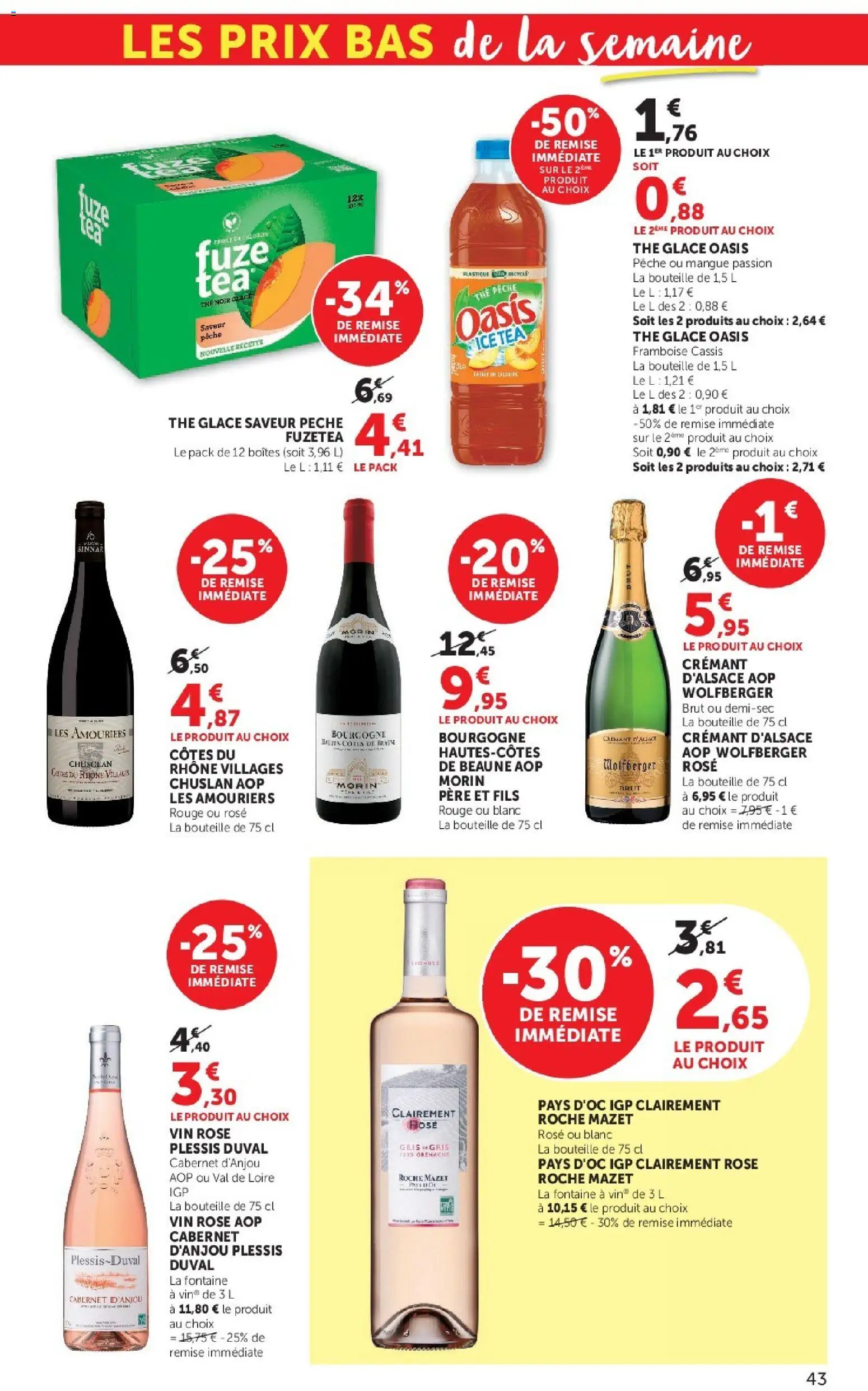 {H1} | Page: 43 | Produits: Roche Mazet, Bourgogne, Thé noir, Thé glacé