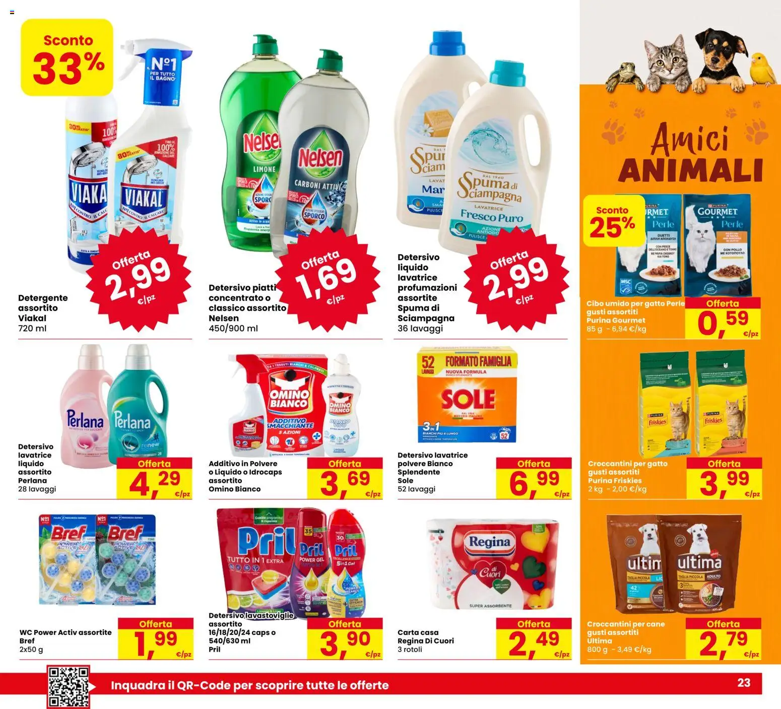 Volantino Eurospar del 17/09/2026 | Pagina: 23 | Prodotti: Detergente, Piatti, Limone, Lavastoviglie