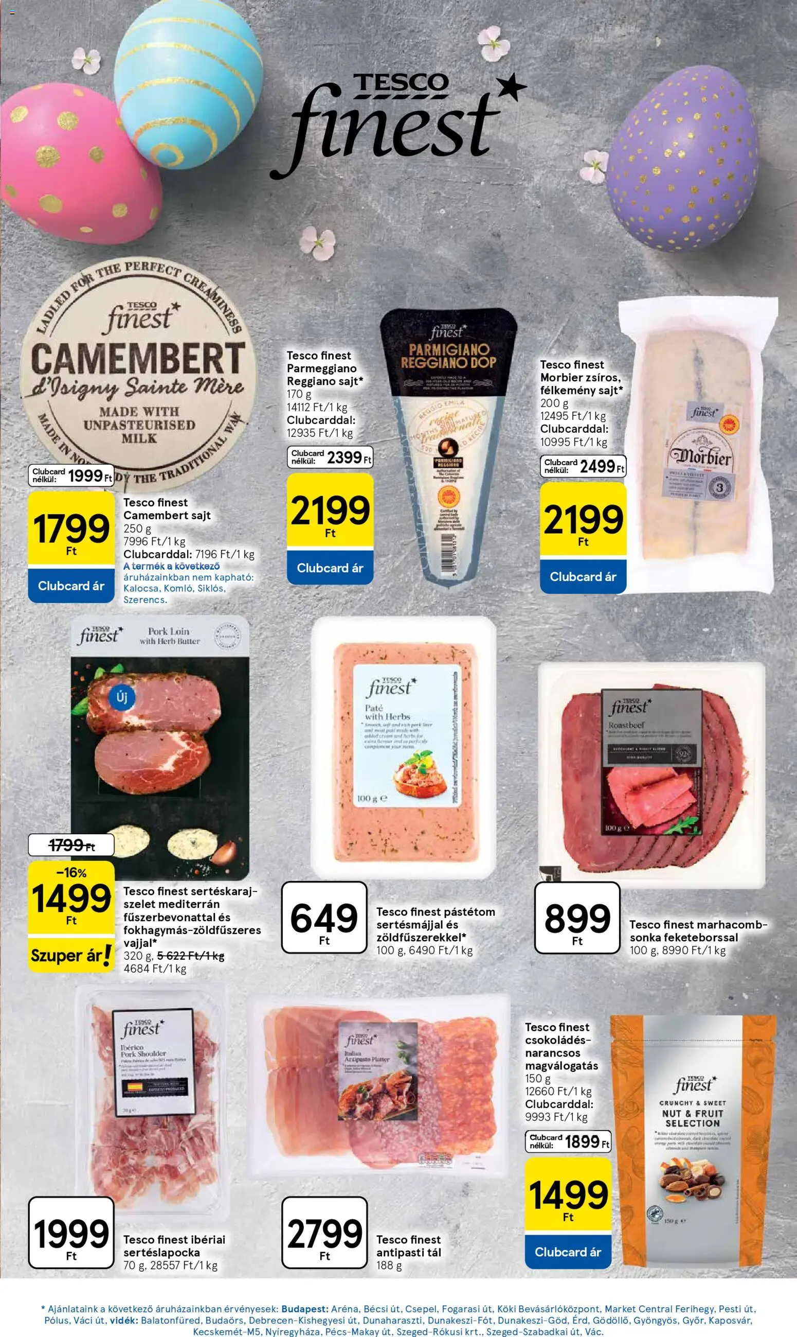 Tesco akciós ujság - amely érvényes a következő dátumtól: 2026.03.31. | Oldal: 9 | Termékek: Sertéslapocka, Antipasti, Sajt, Marhacomb