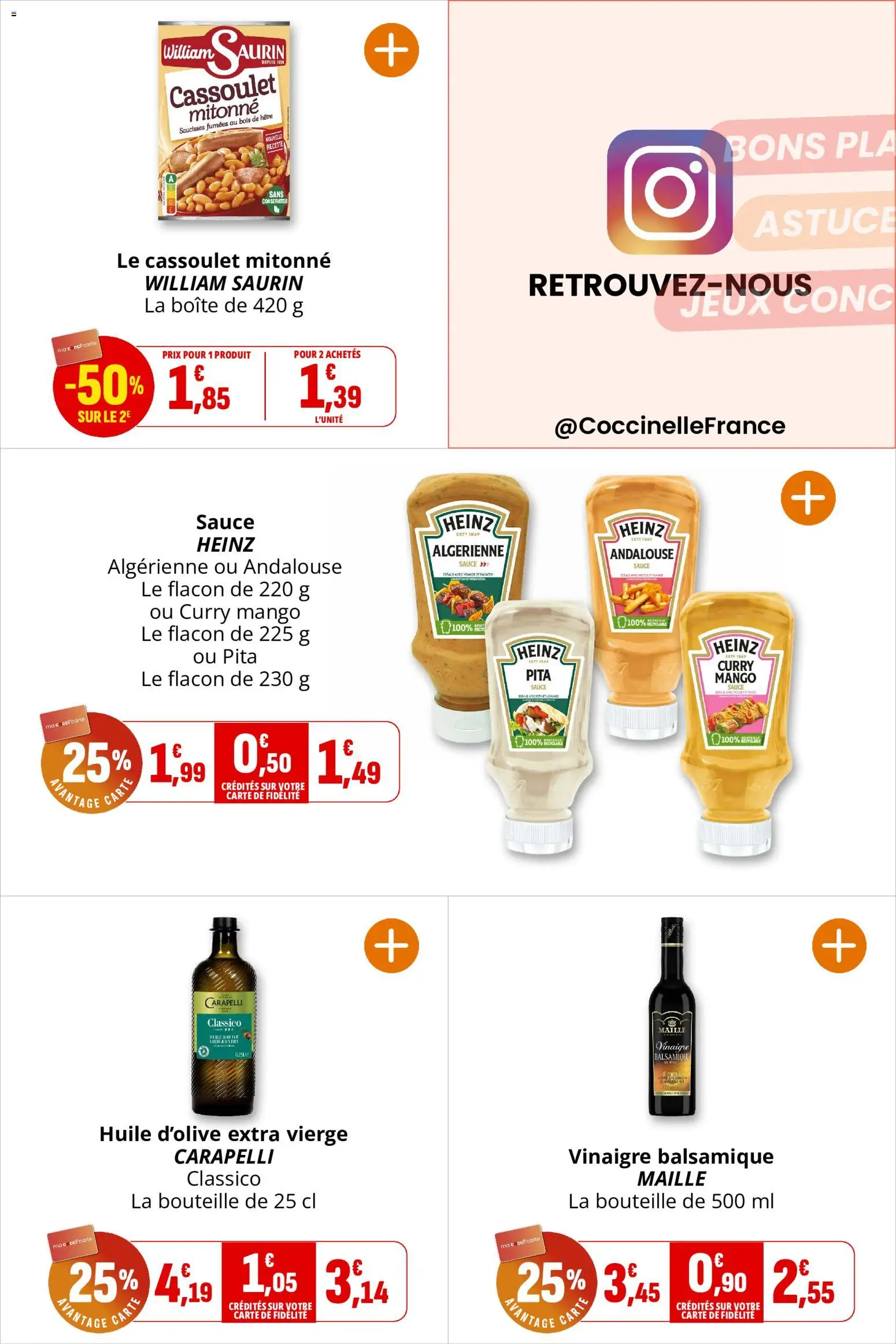 {H1} | Page: 29 | Produits: Huile d’olive extra vierge, Vinaigre, Viande, Saucisses fumées