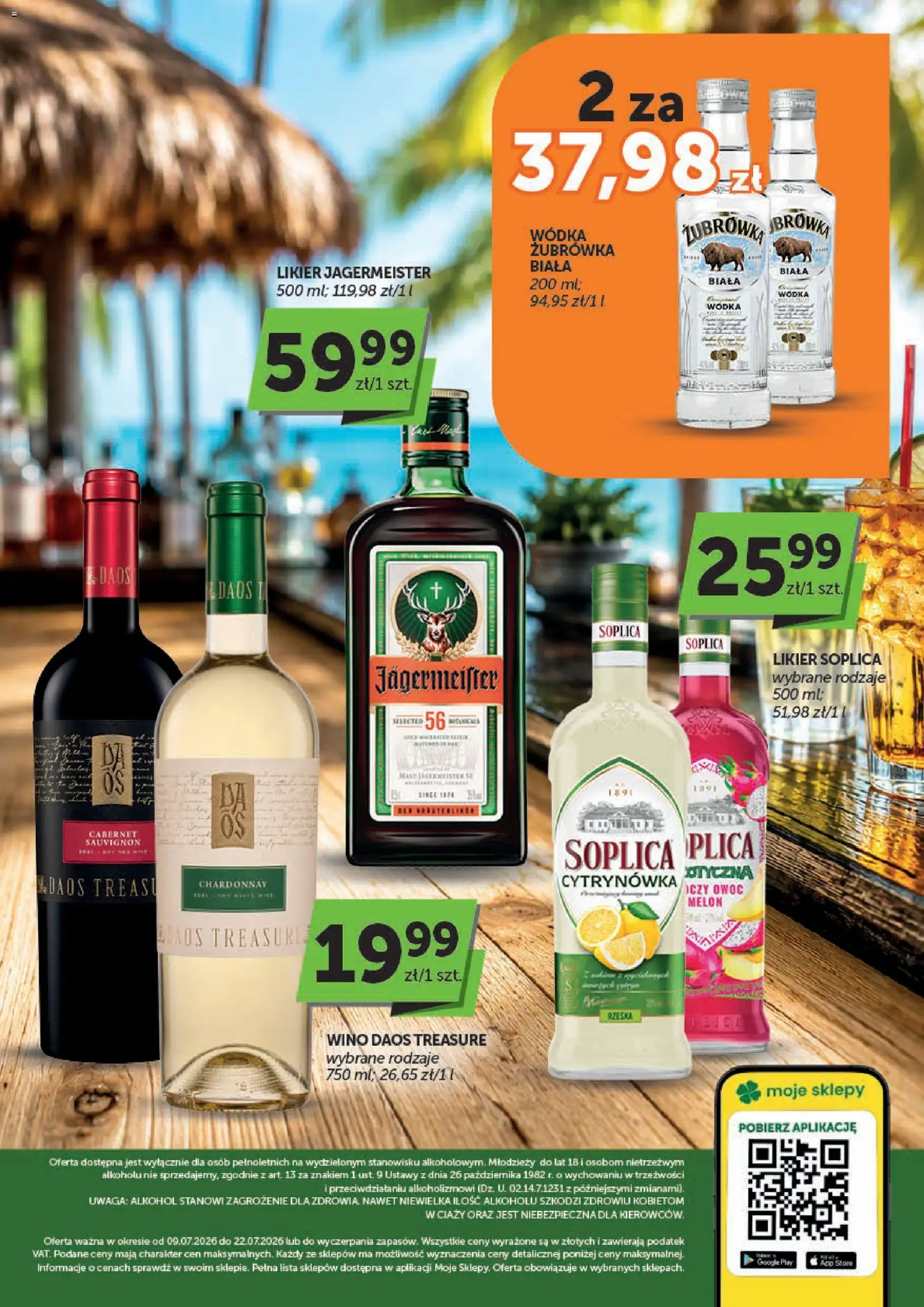 Groszek gazetka - Oferta alkoholowa od 09.07.2026 | Strona: 2 | Produkty: Melon, Chardonnay, Alkohol, Wódka