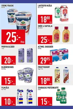 Matdax erbjudanden - Förhandsvisning av reklamblad från butik Matdax aktuell från 27.04.2026 | Sida: 10 | Produkter: Creme fraiche, Smör, Rapsolja, Yoggi