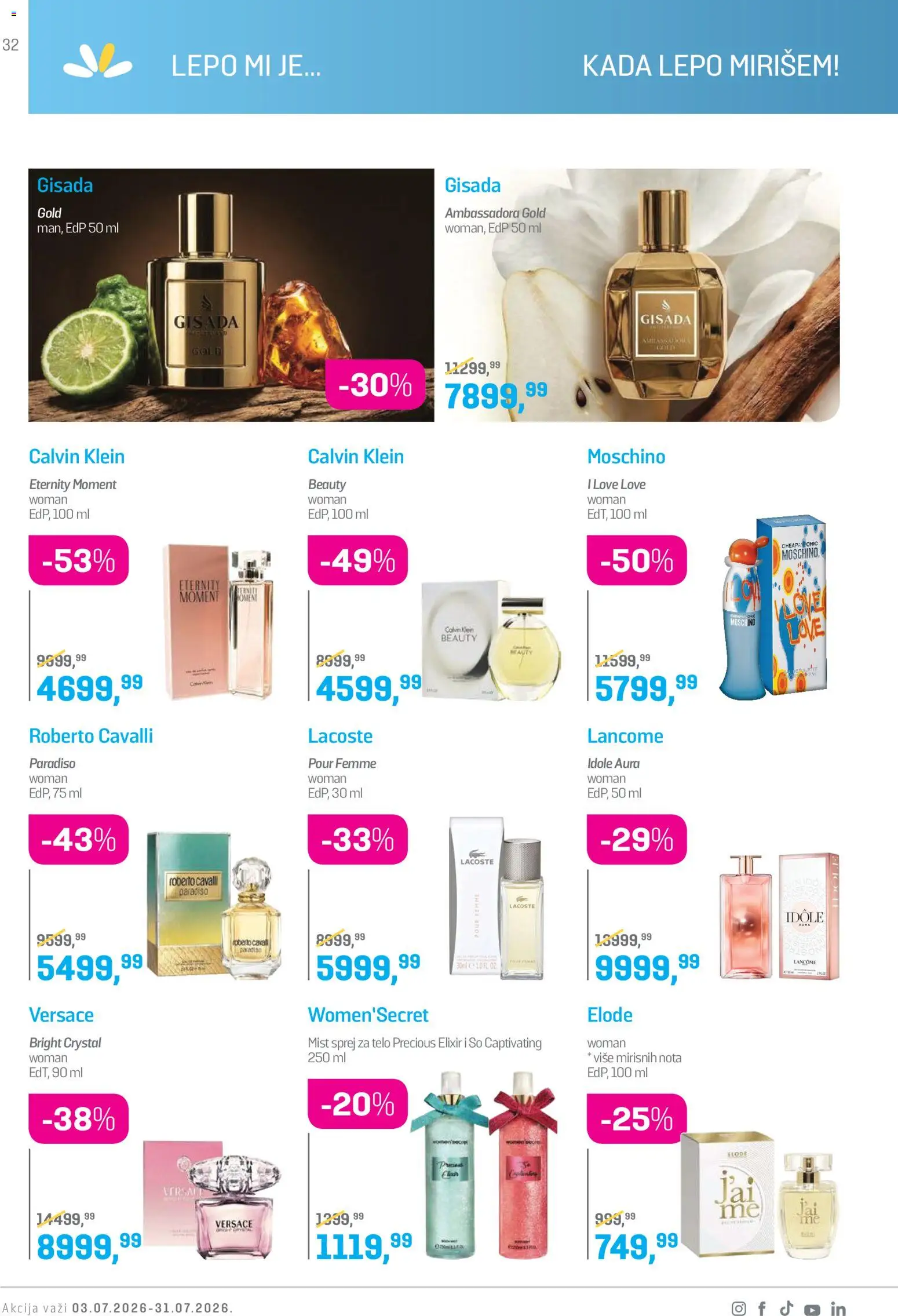 Lilly drogerie katalog - važi od 01.07.2026 | Strana: 32 | Proizvode: So