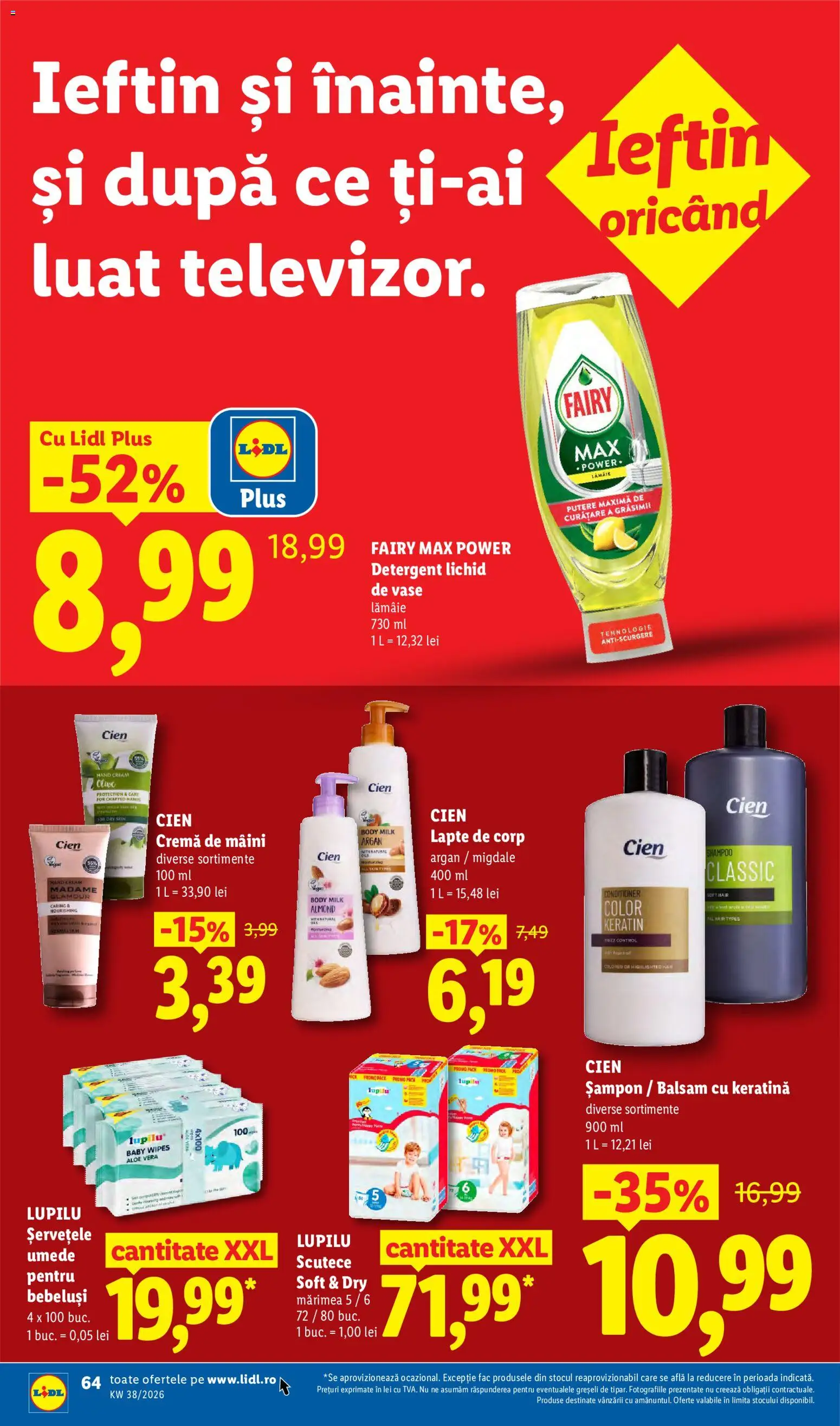Noul catalog Lidl – valabil de la 14.09.2026 | Pagină: 64