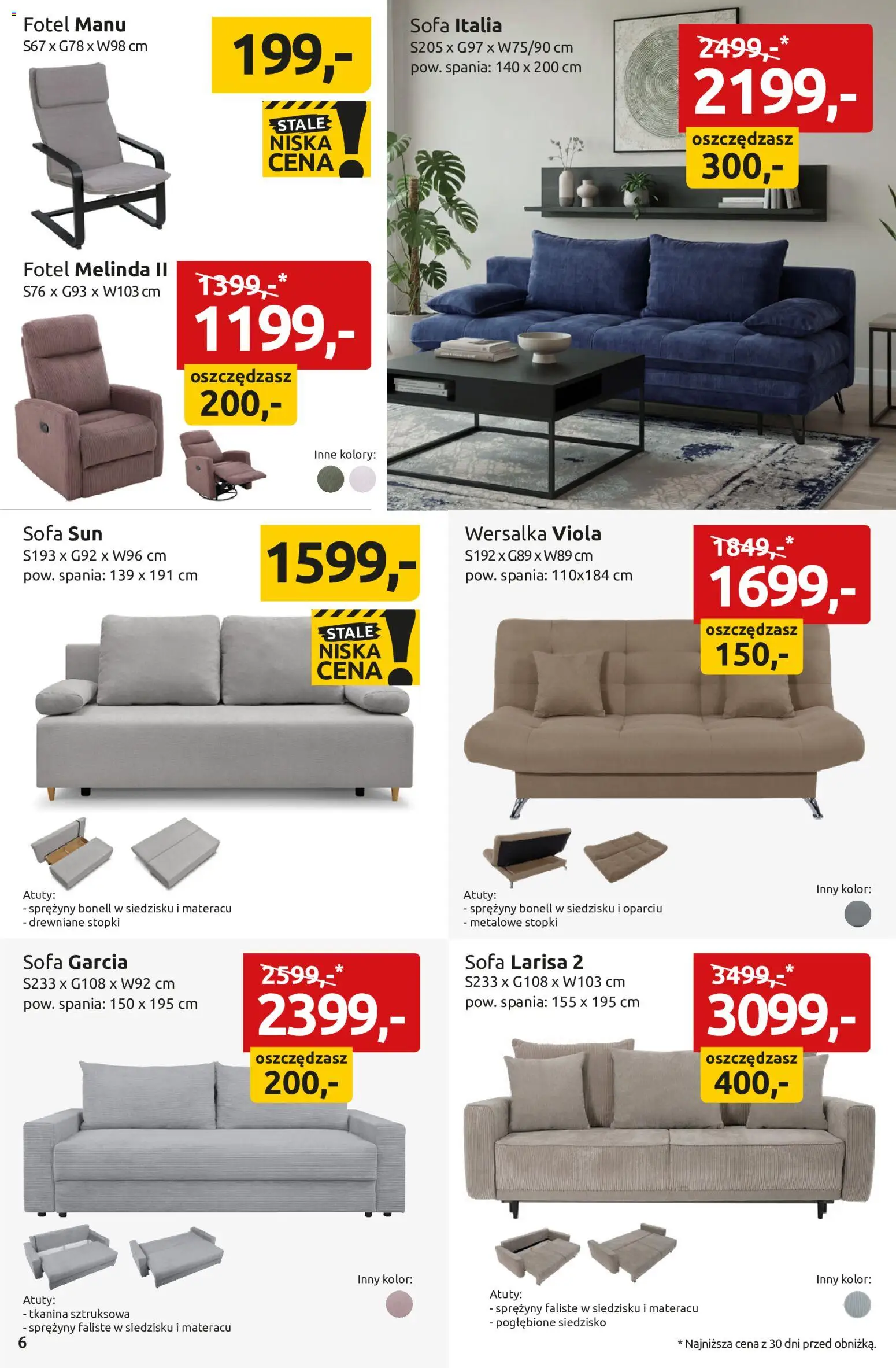 Black Red White promocje od 29.06.2026 | Strona: 6 | Produkty: Sofa, Fotel