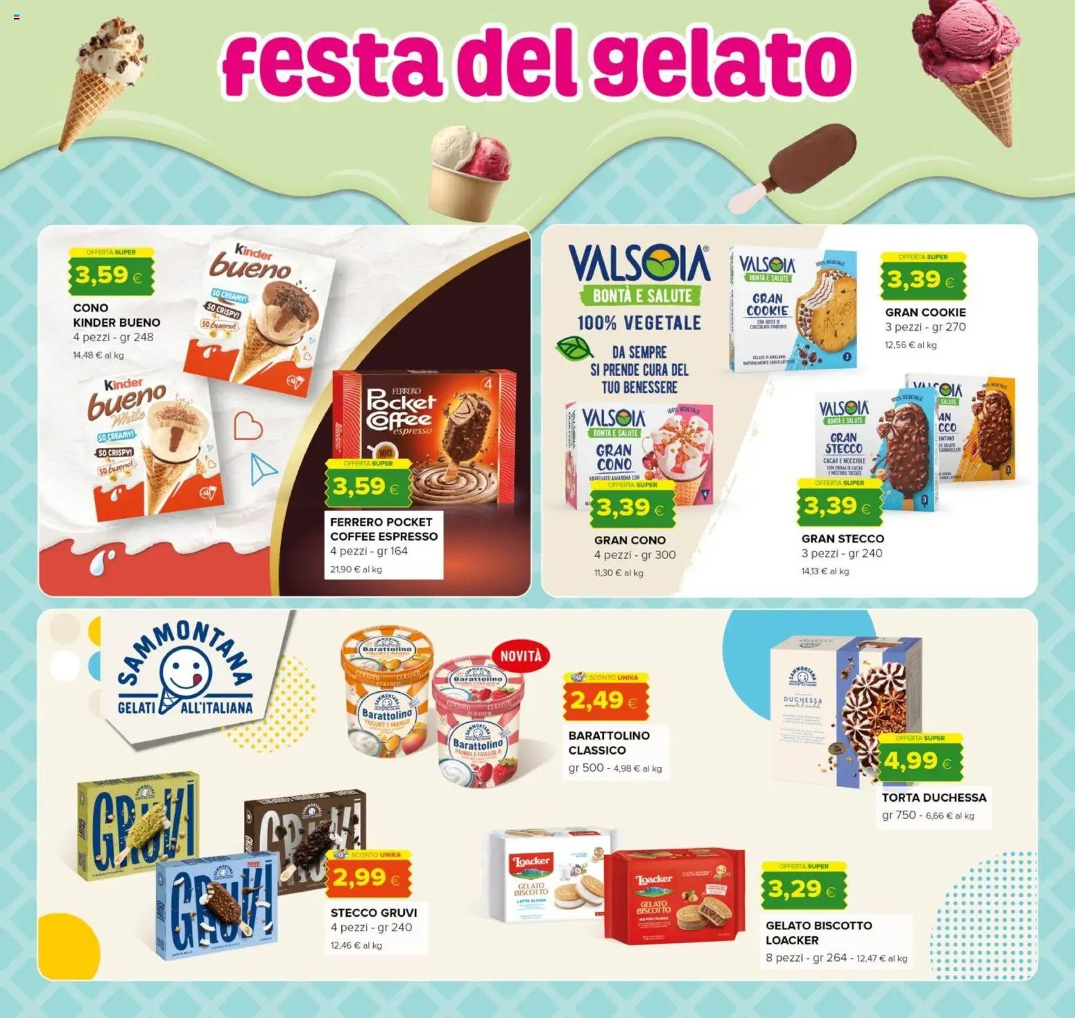Volantino Oasi del 02/07/2026 | Pagina: 31 | Prodotti: Yogurt, Panna, Gelato, Torta