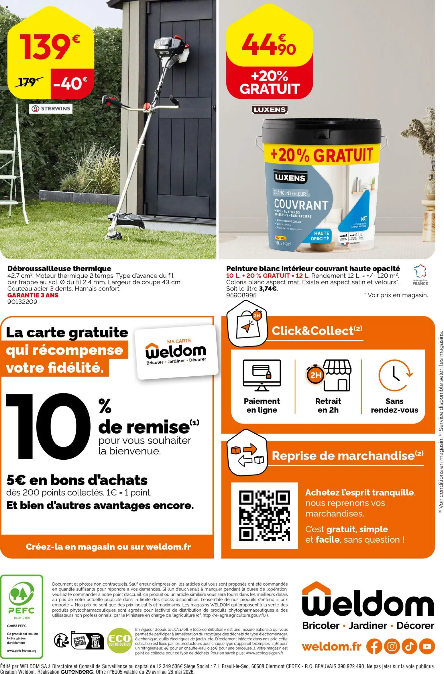 {H1} | Page: 12 | Produits: Perceuse, Débroussailleuse