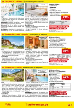 Netto Reisen Prospekt ab 26.06.2026 gültig | Seite: 13 | Produkte: Prosecco, Bademantel, Fleisch, Uhr