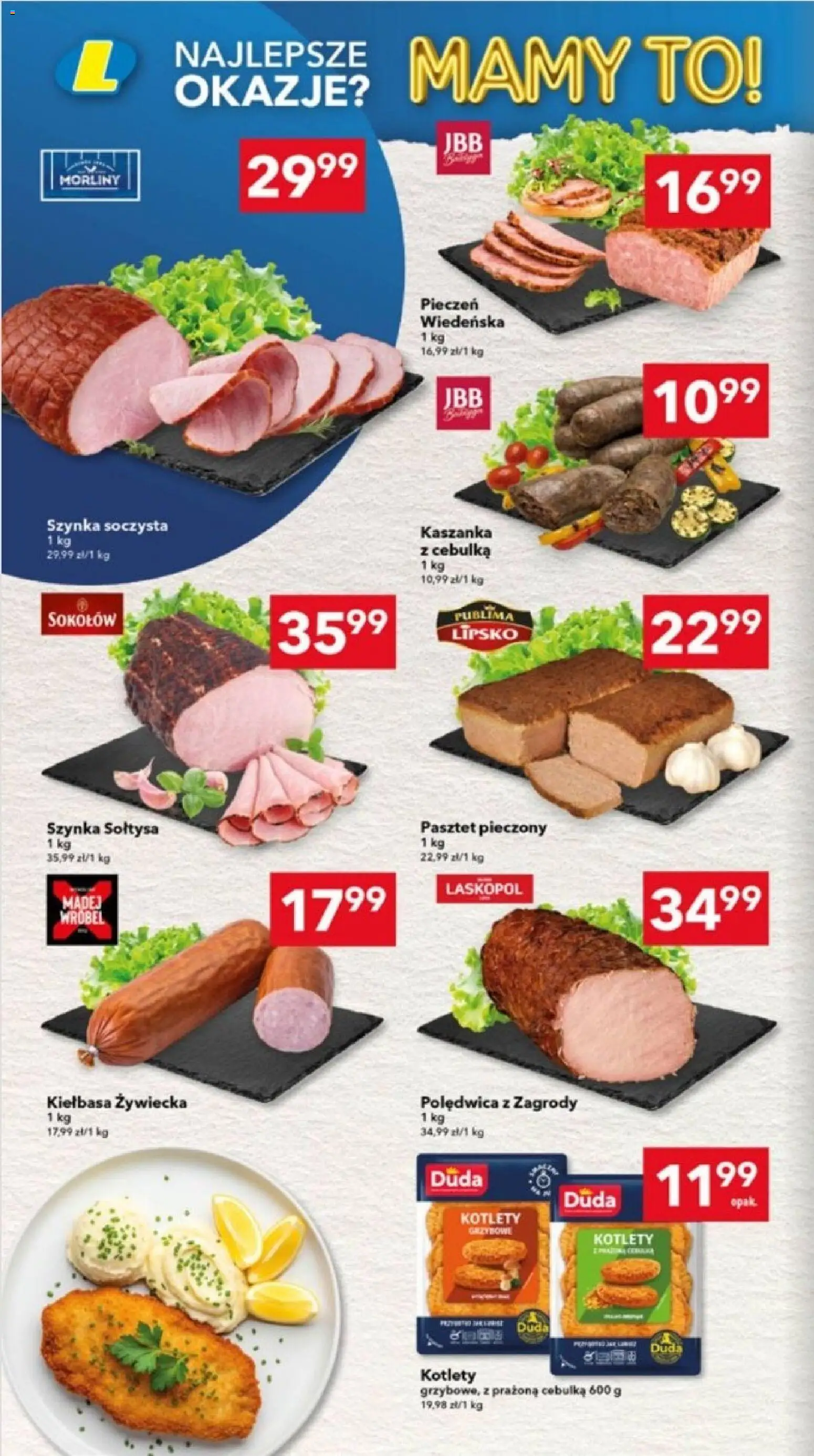 Lewiatan gazetka - Lublin od 02.06.2026 | Strona: 2 | Produkty: Kiełbasa, Kaszanka, Szynka, Kotlety