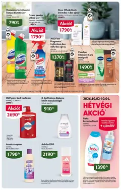 Ecofamily Akciós újság - amely érvényes a következő dátumtól: 2026.10.01. | Oldal: 17 | Termékek: Body, Szavó, Intim mosakodógél, Domestos