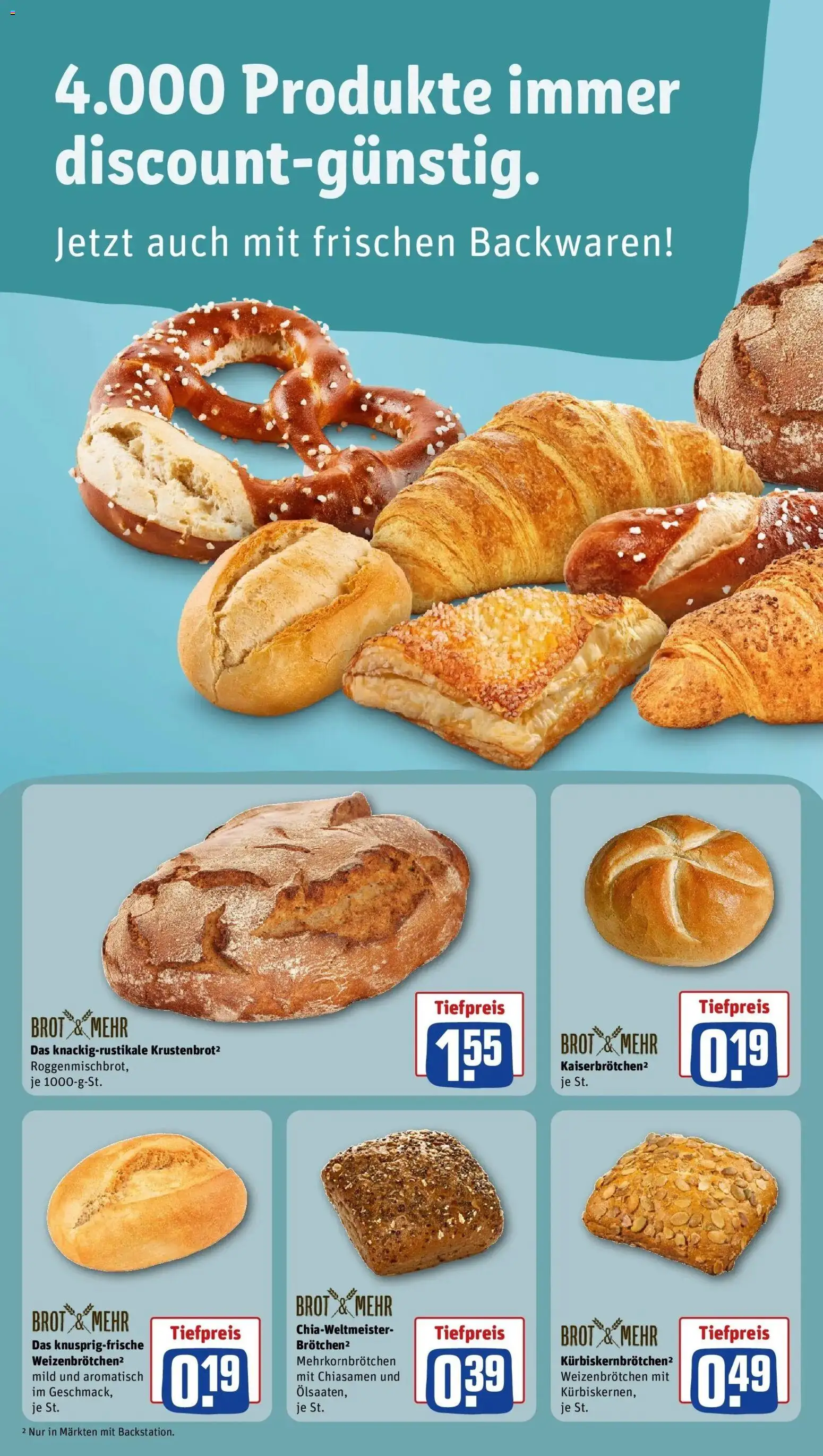 Rewe Prospekt Paderborn/Sennelager	 – gültig ab 23.03.2026 | Seite: 12 | Produkte: Brot